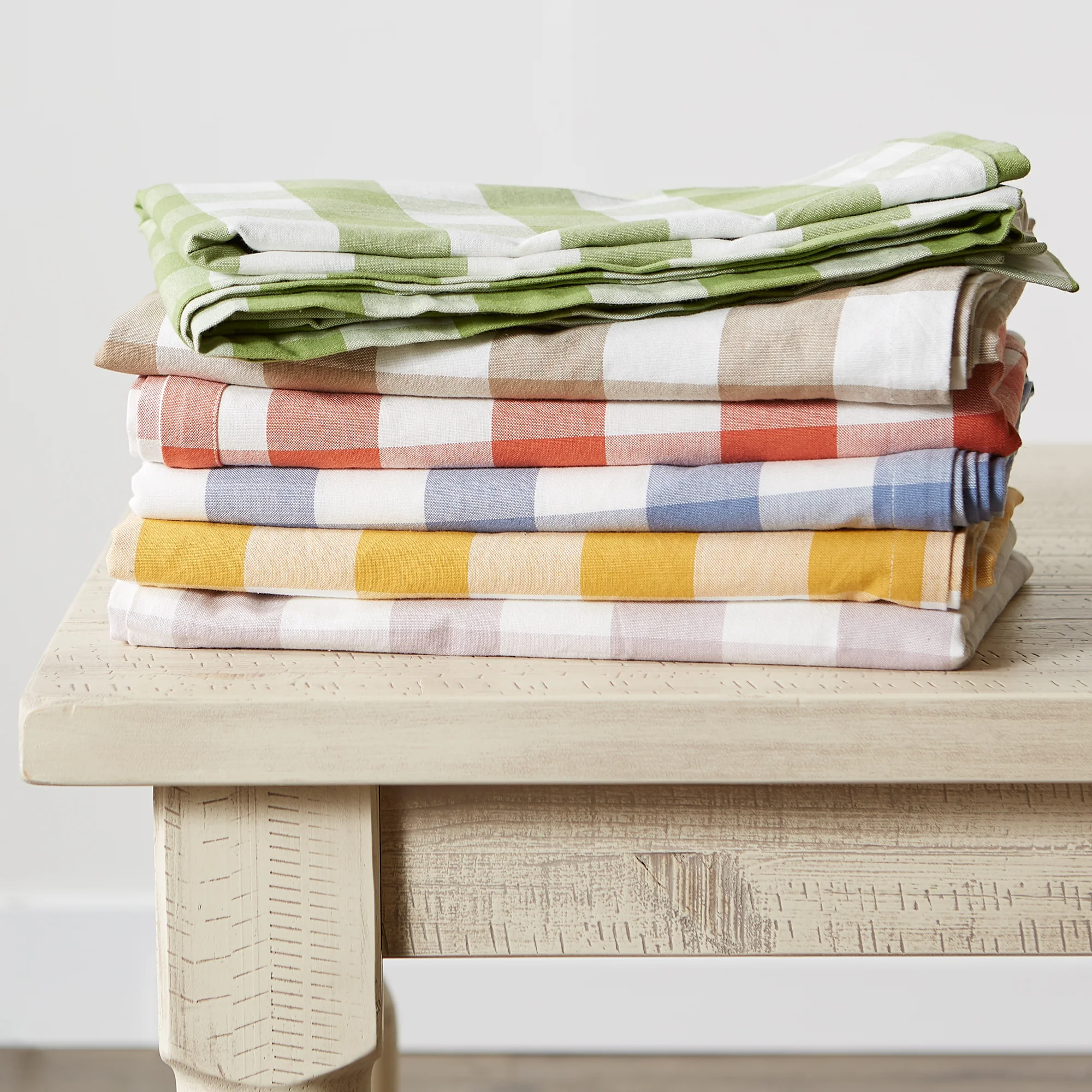 Stonewash Blue Buffalo Check Tablecloth - Image 10