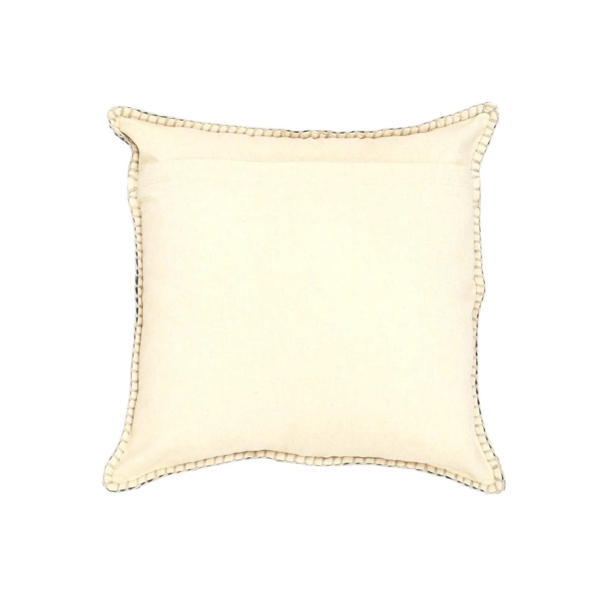 Stonewashed Cotton Velvet Throw Pillow with Decorative Handstiched Edges - Image 30