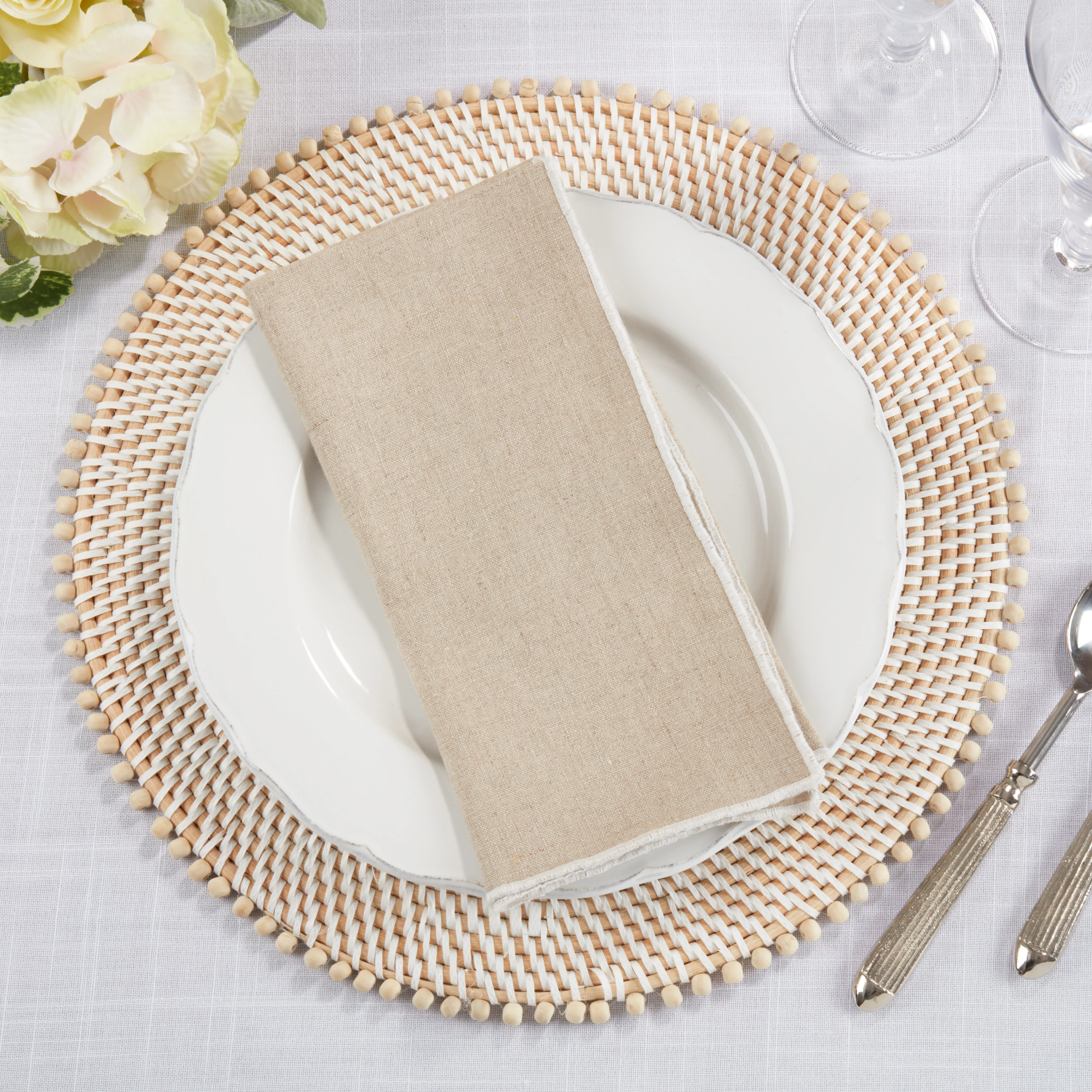Stonewashed Stitch Border Table Napkin, Set of 4 - Image 41
