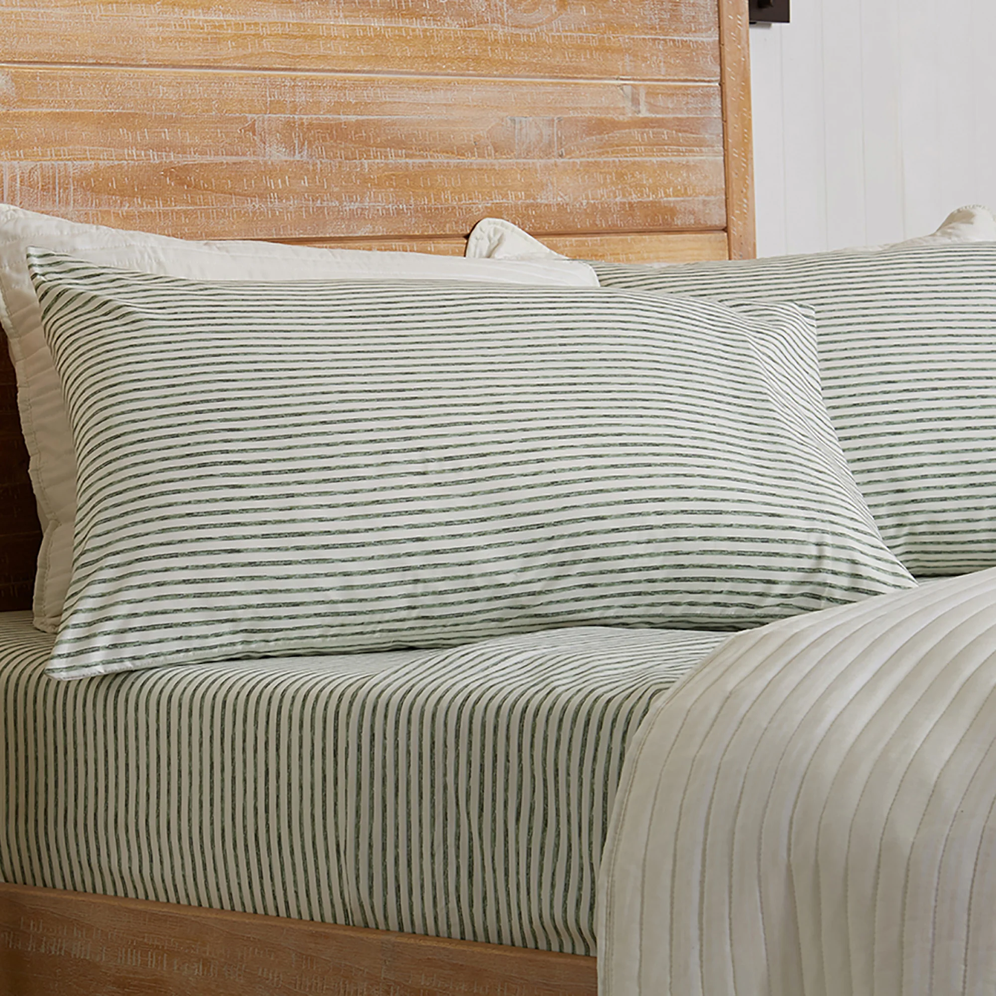 Stripe Printed Microfiber Sheet Set - Image 33