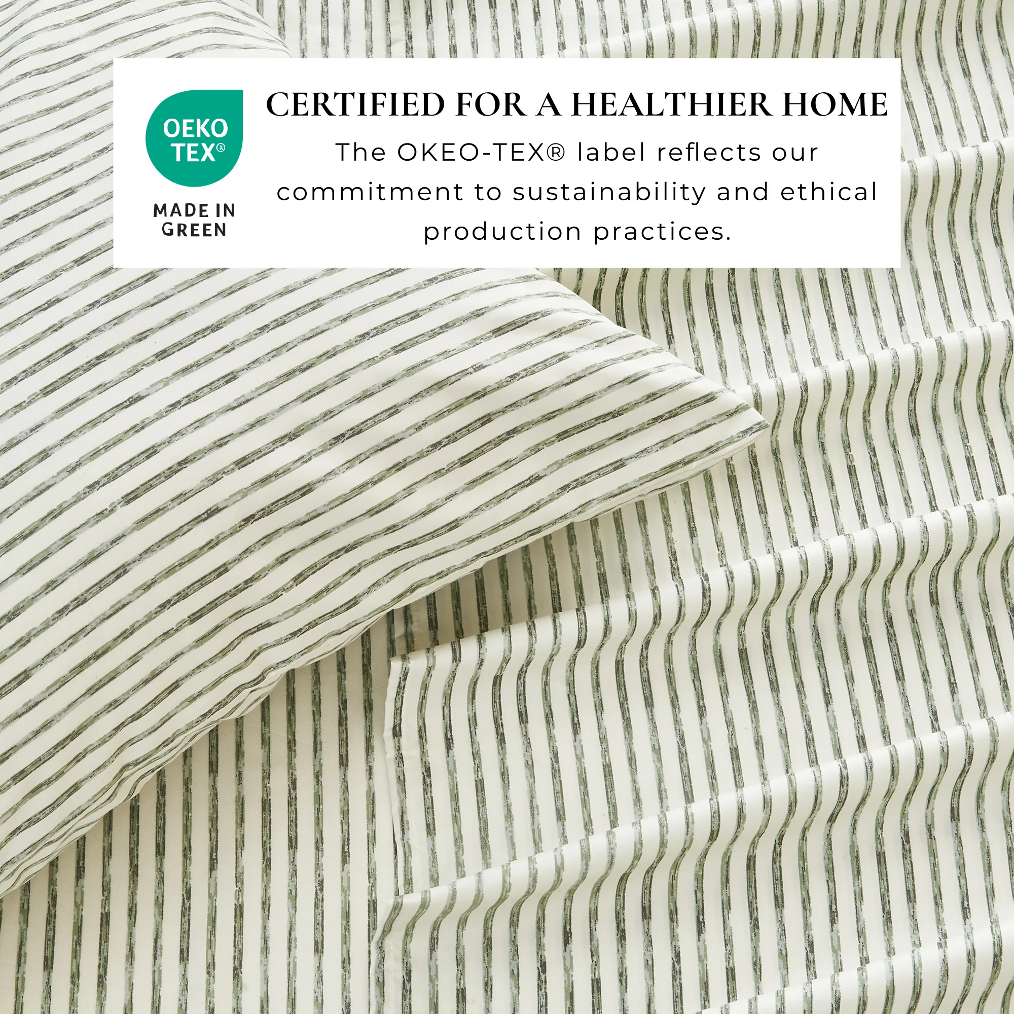 Stripe Printed Microfiber Sheet Set - Image 36