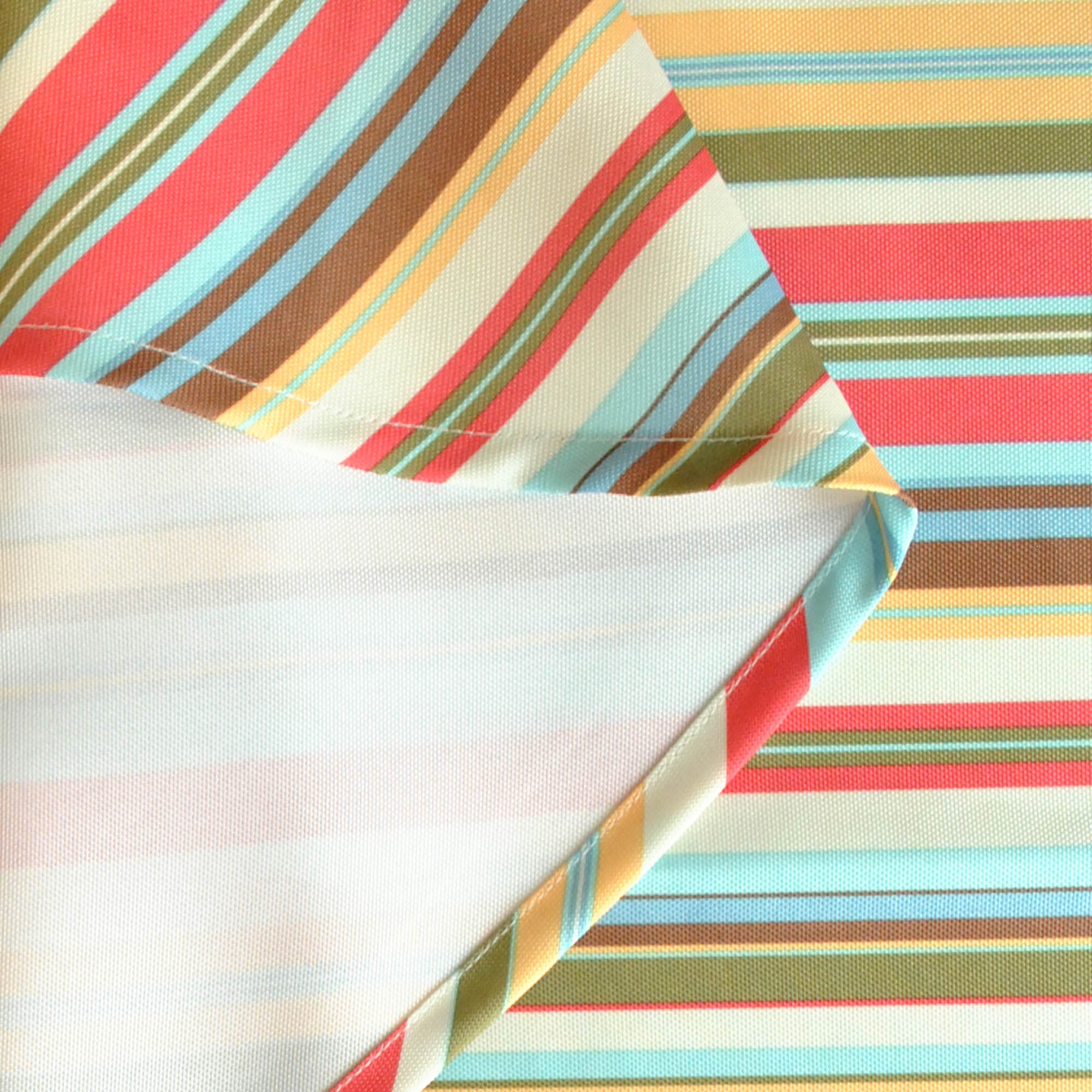 Summer Stripe Outdoor Rectangle Tablecloth - Image 3