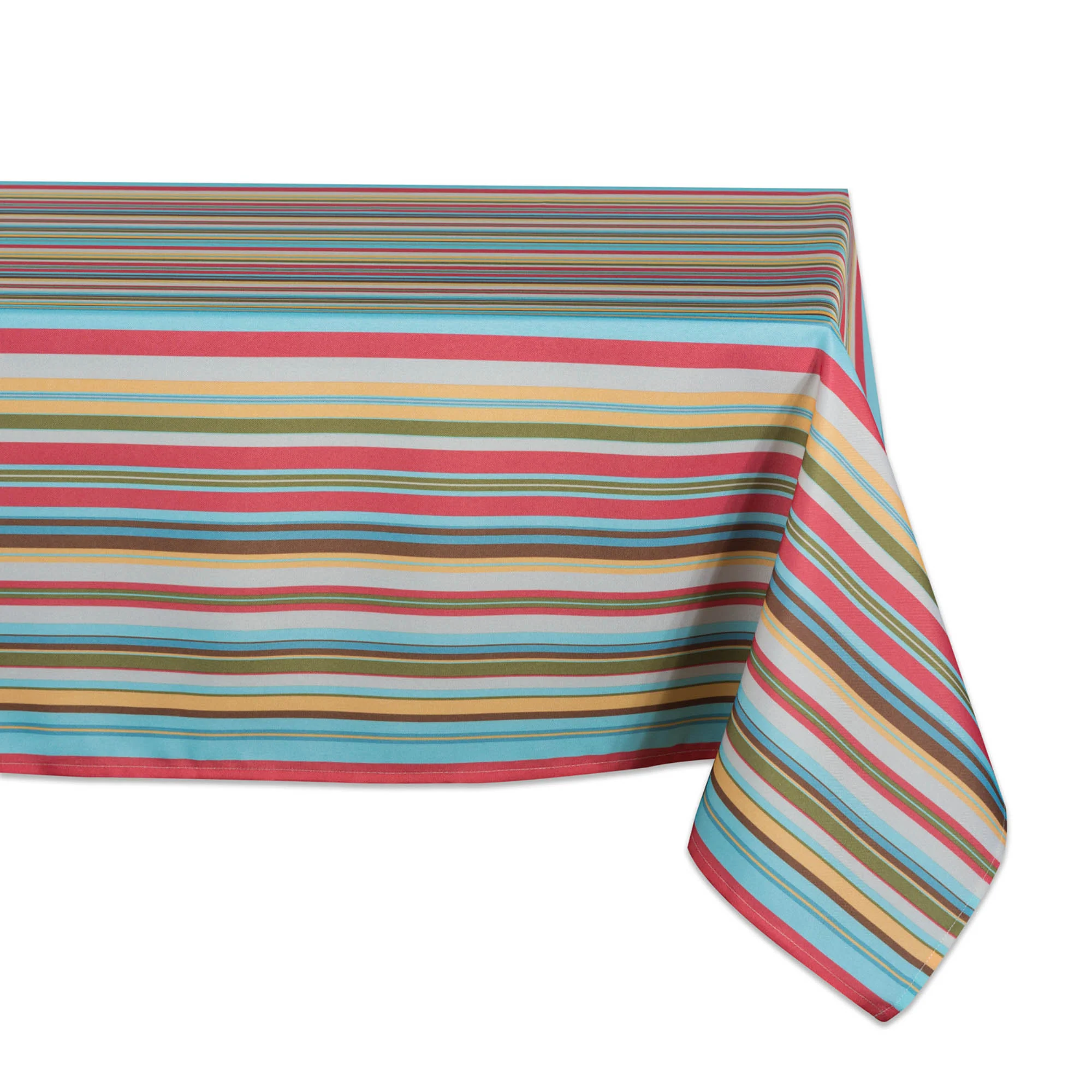 Summer Stripe Outdoor Rectangle Tablecloth - Image 7