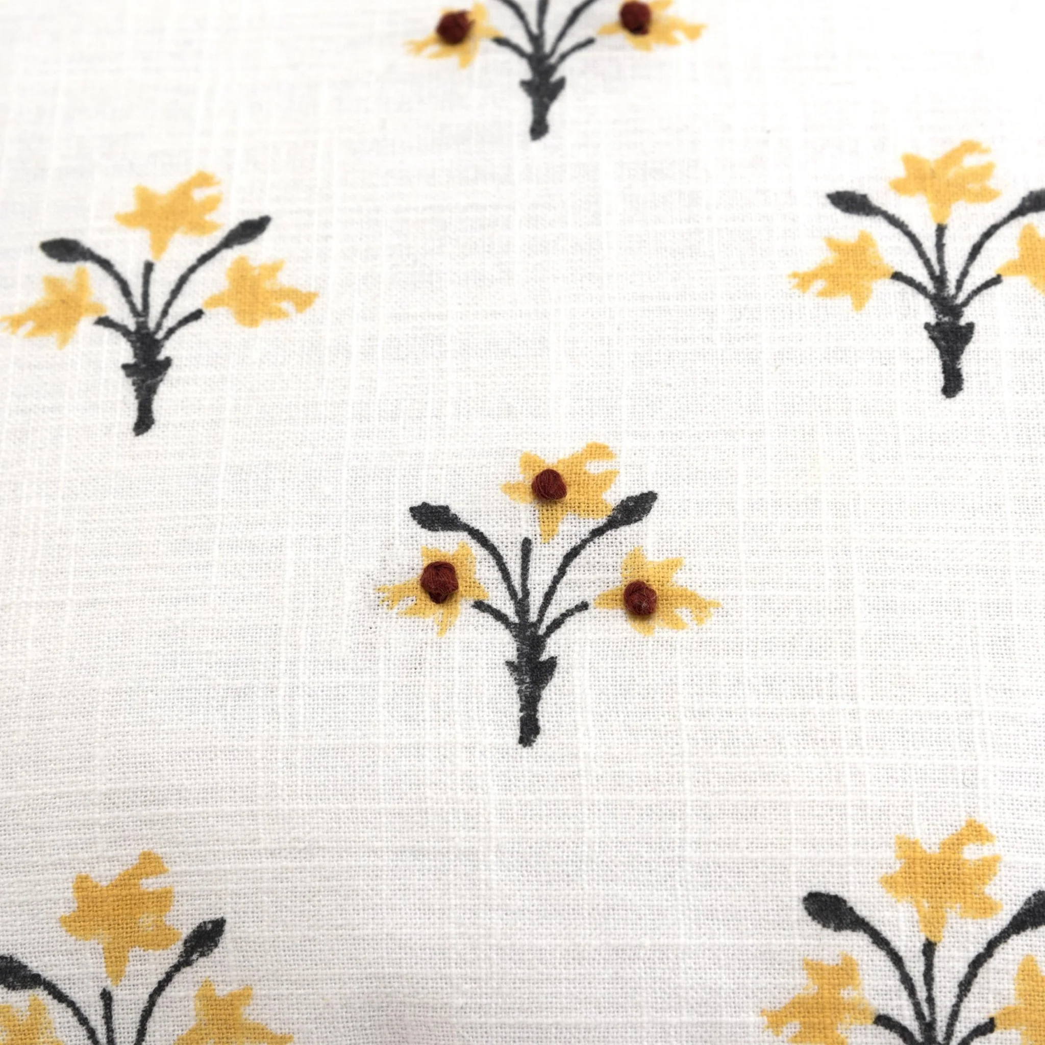 Sun Blossoms Square Pillow - Image 4