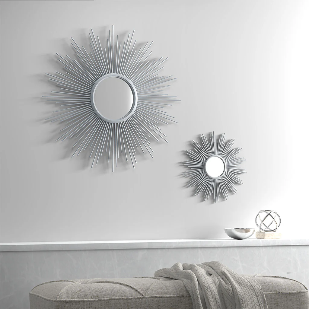 Sunburst Wall Decor Mirror - Image 4