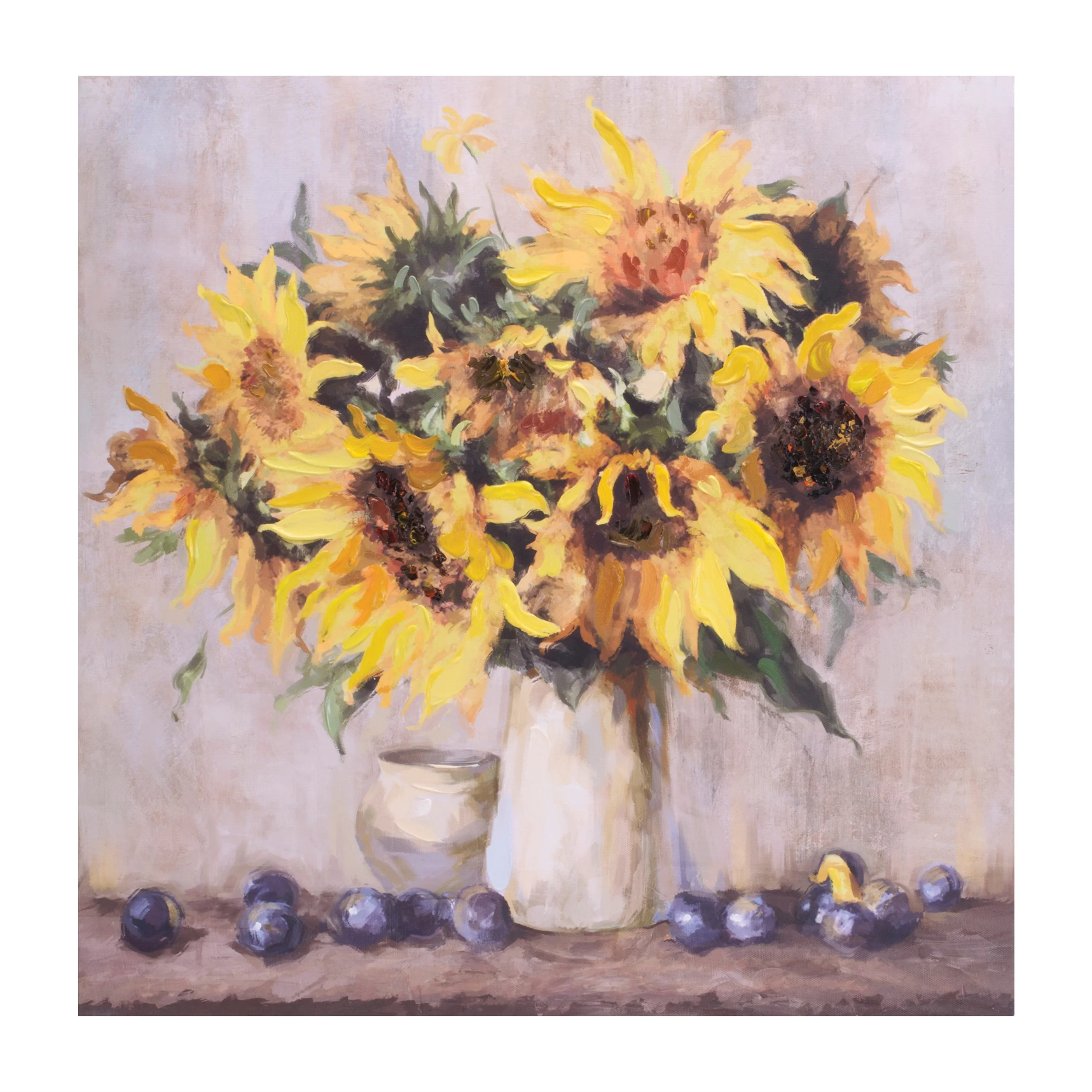 Sunflower Vase Canvas Wall Art, Set of 2 - Image 2