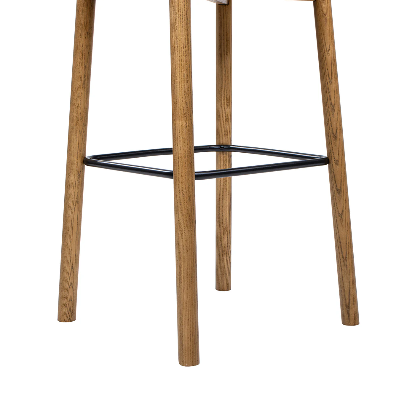 Sven 30" Modern Minimalist Low Back Wood Barstool - Image 10
