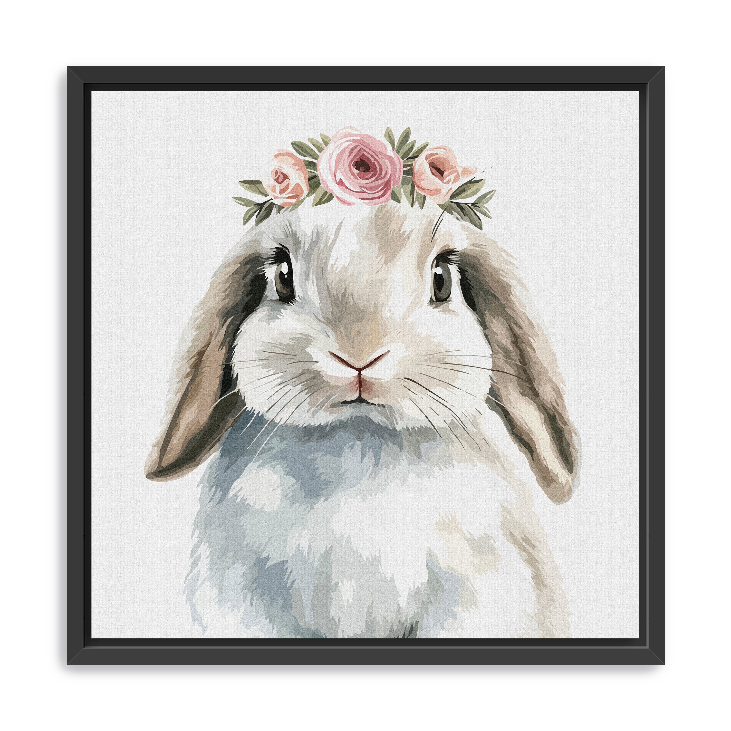 Sweet Easter Bunny Canvas Giclee - Image 4