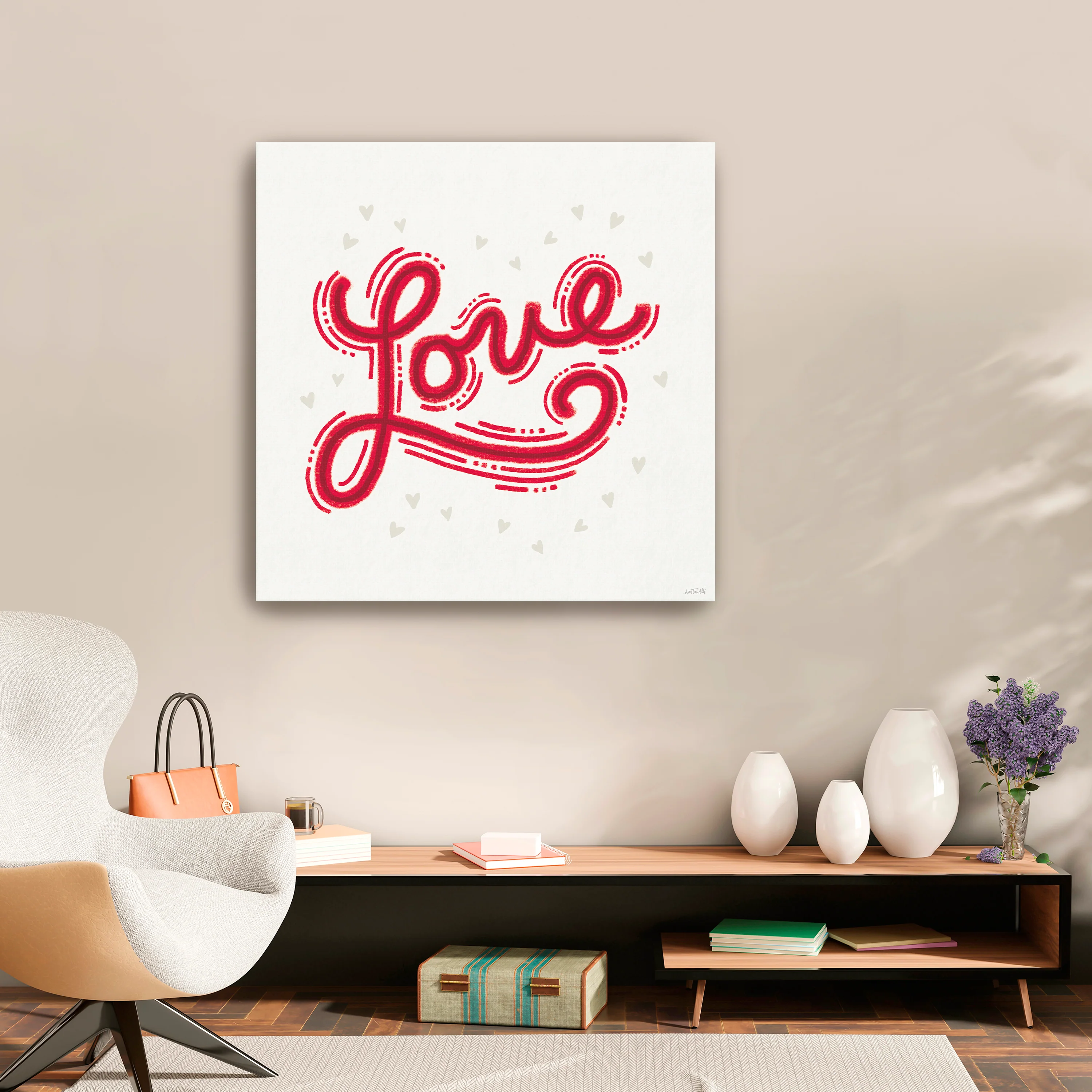 Sweet Hearts II Canvas Giclee - Image 11