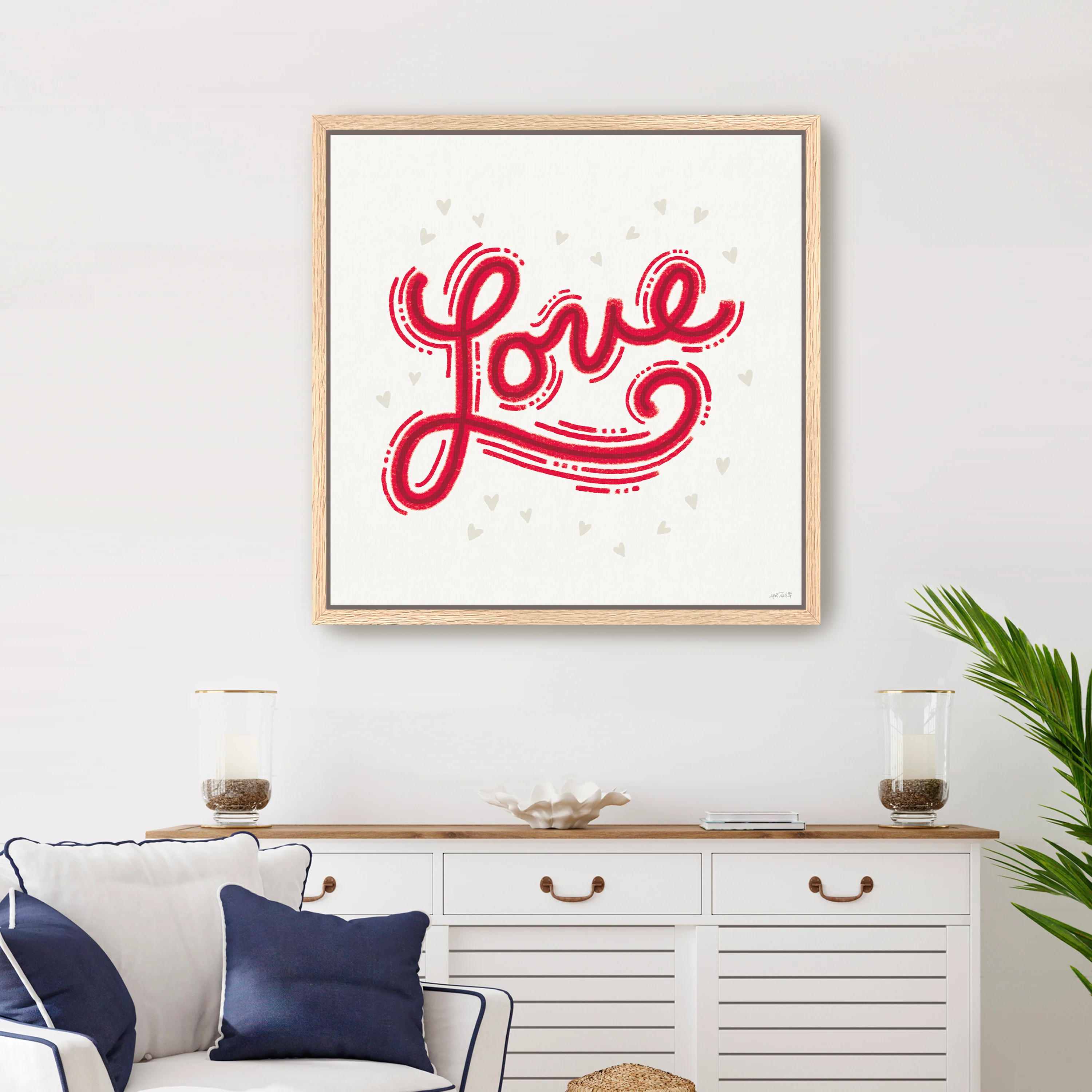Sweet Hearts II Canvas Giclee - Image 2