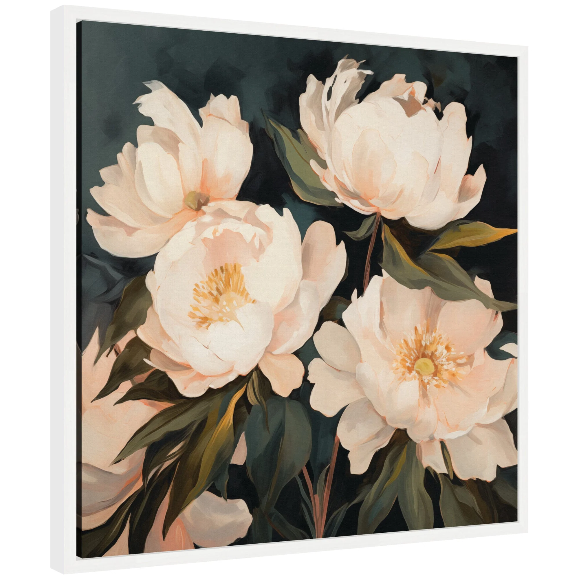 Sylvie Beautiful Painterly Floral Bouquets 2 Framed Canvas by The Creative Bunch Studio - Image 39
