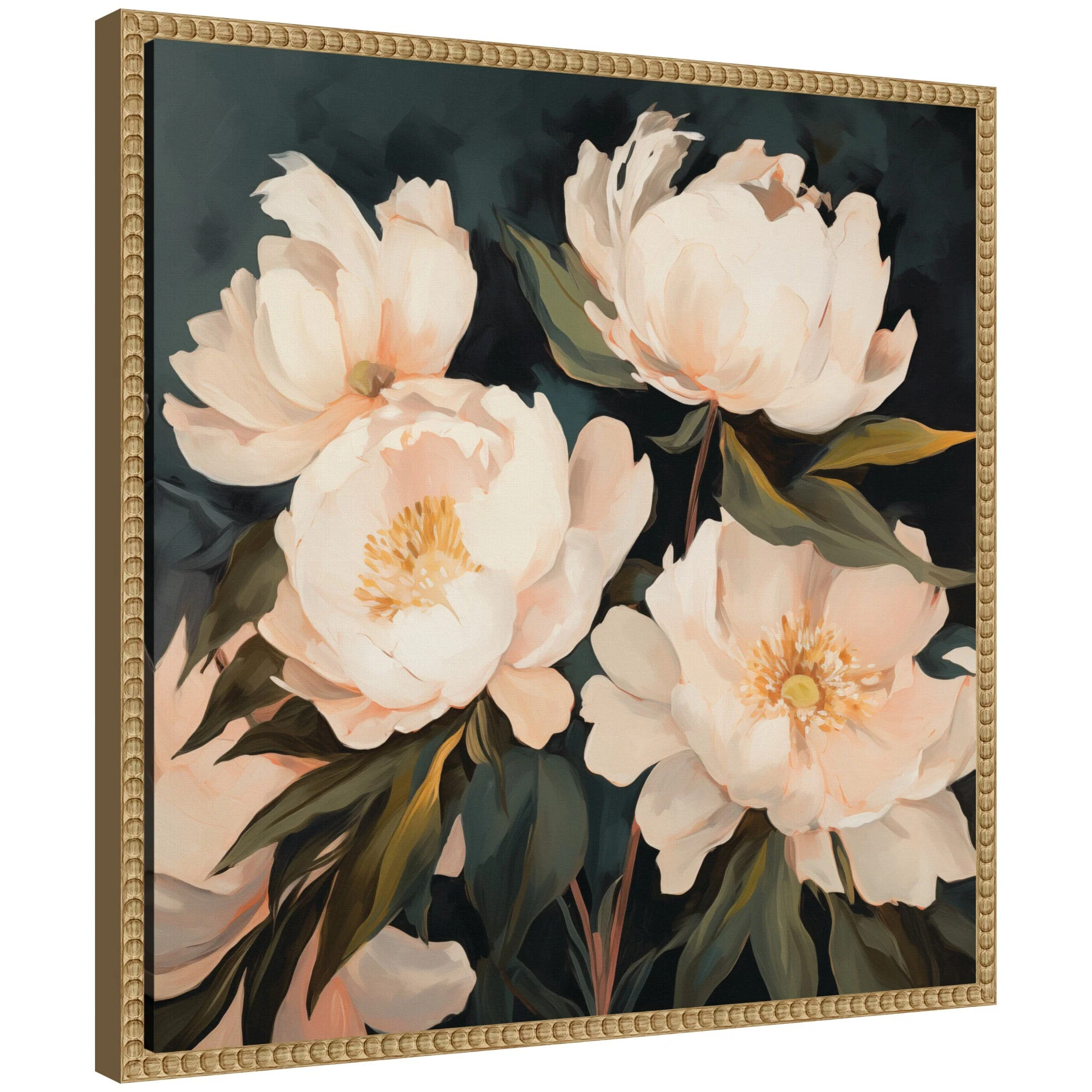 Sylvie Beautiful Painterly Floral Bouquets 2 Framed Canvas by The Creative Bunch Studio - Image 42