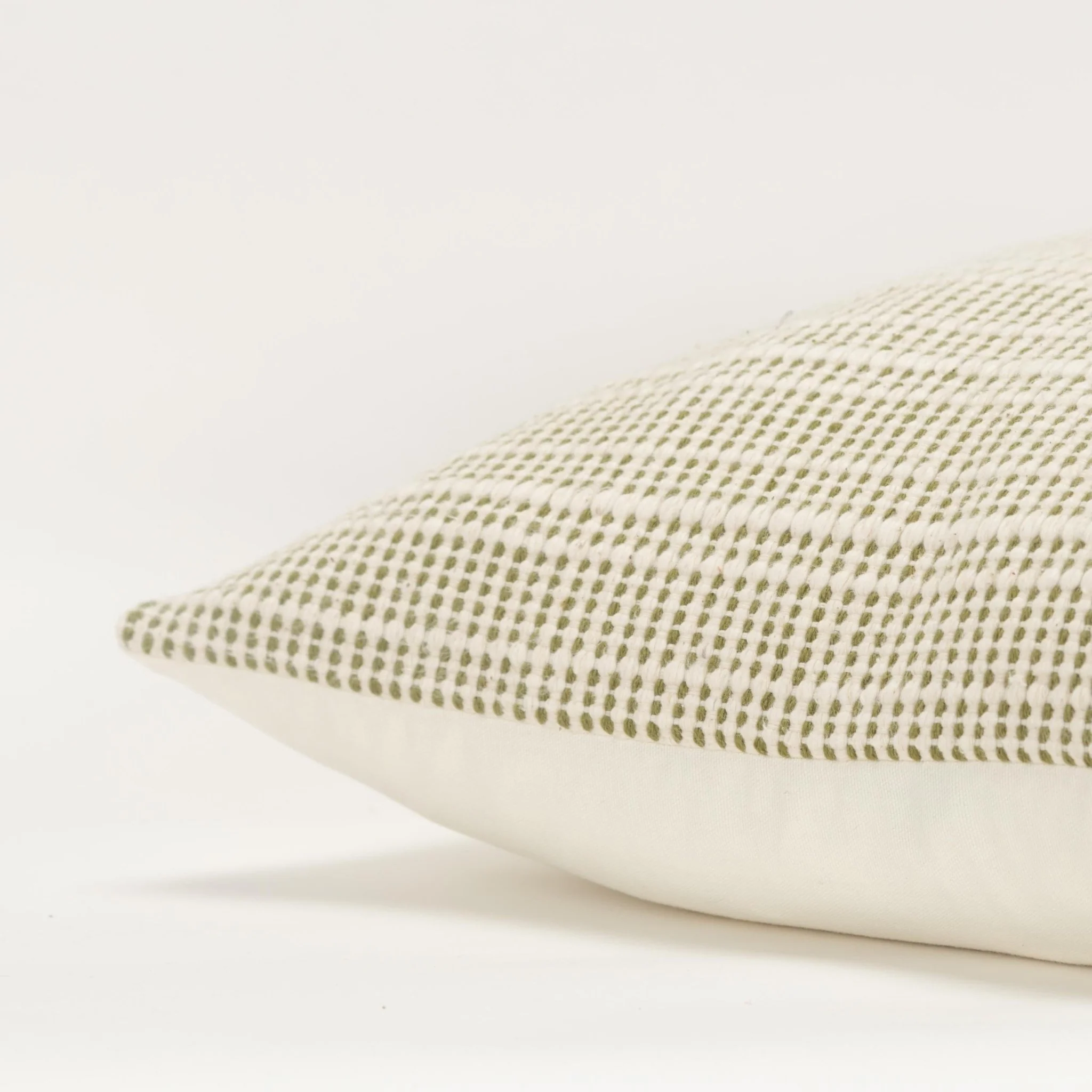 Woven Cotton stripe Decorative Throw Pillow - Image 4