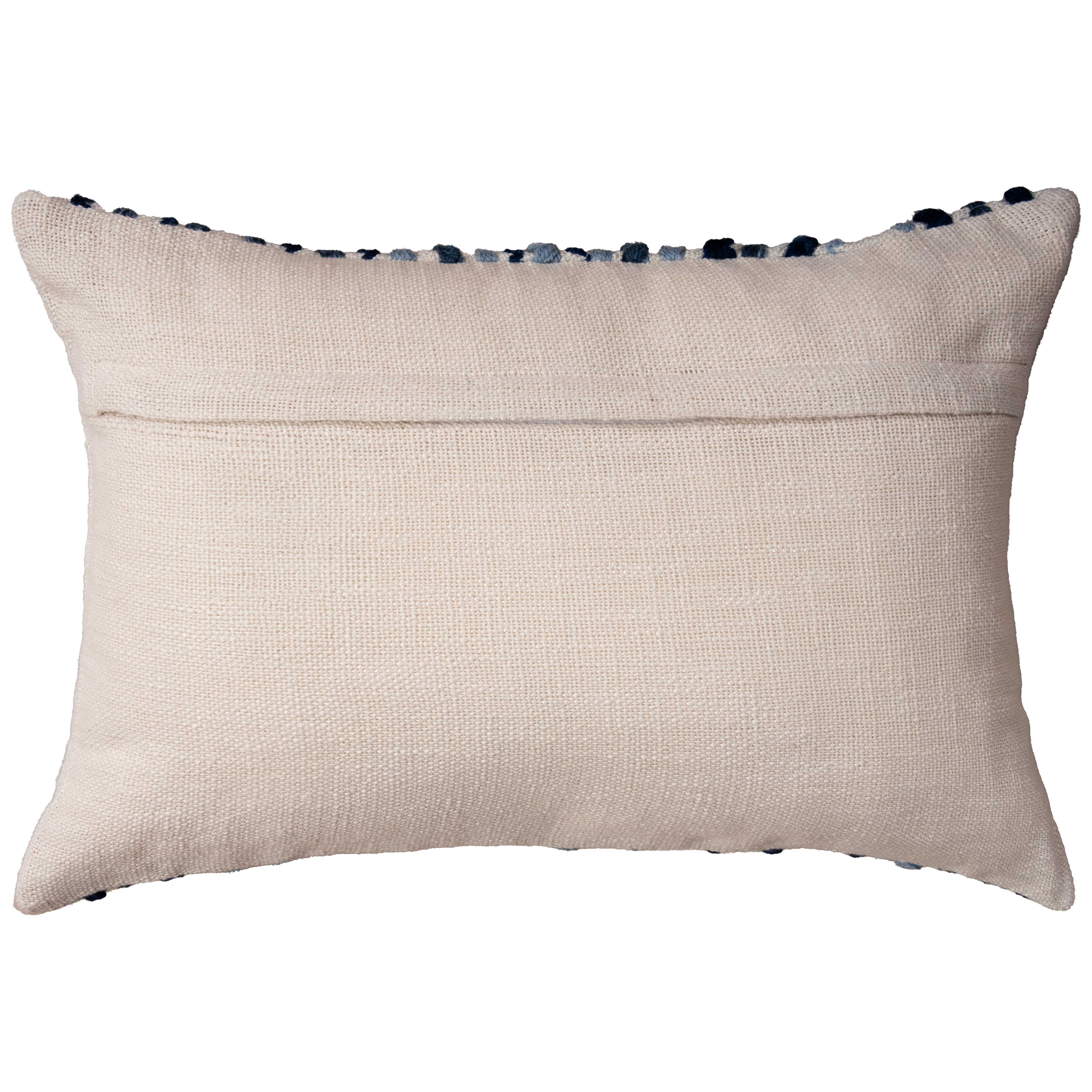 Woven Applied Yarns Abstract Decorative Throw Pillow - Image 6