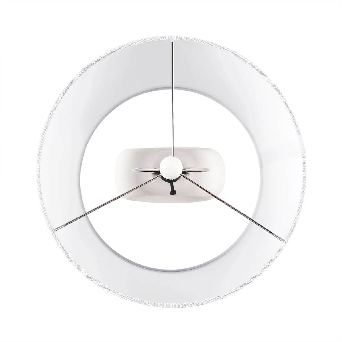 Table Lamp with Sculptural Base and Cylinder Shade - Image 7