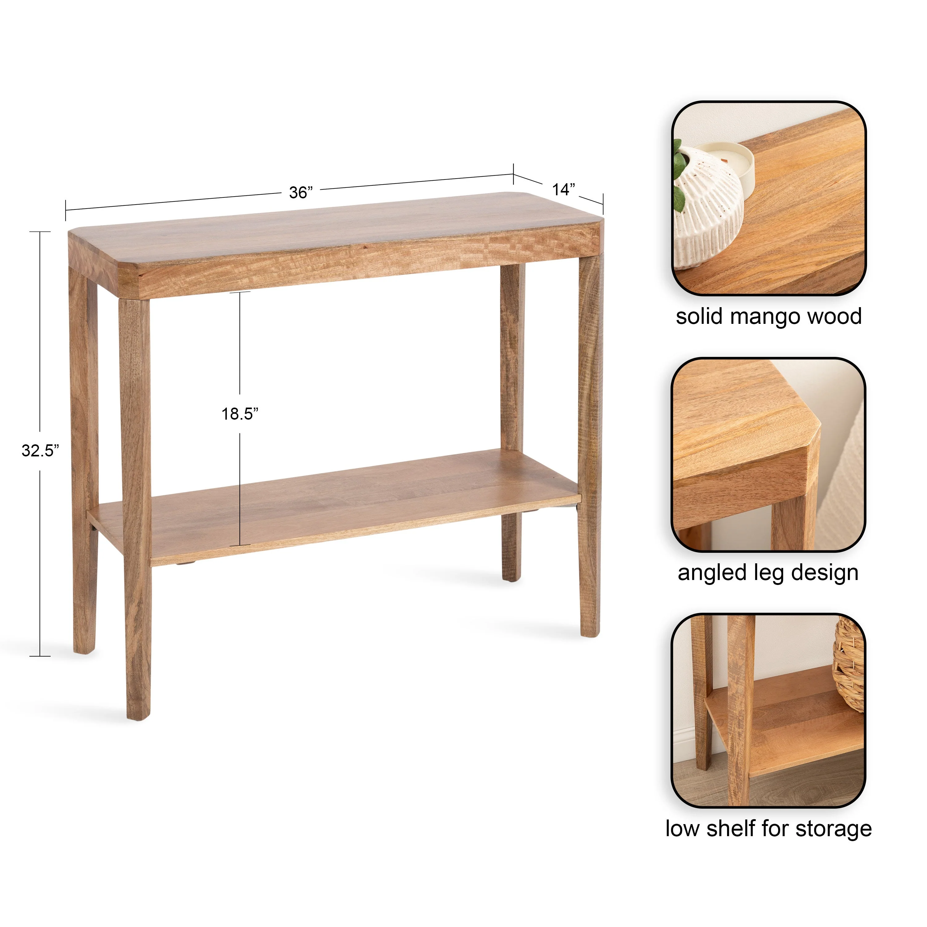 Talcott Wood Console Table - Image 32