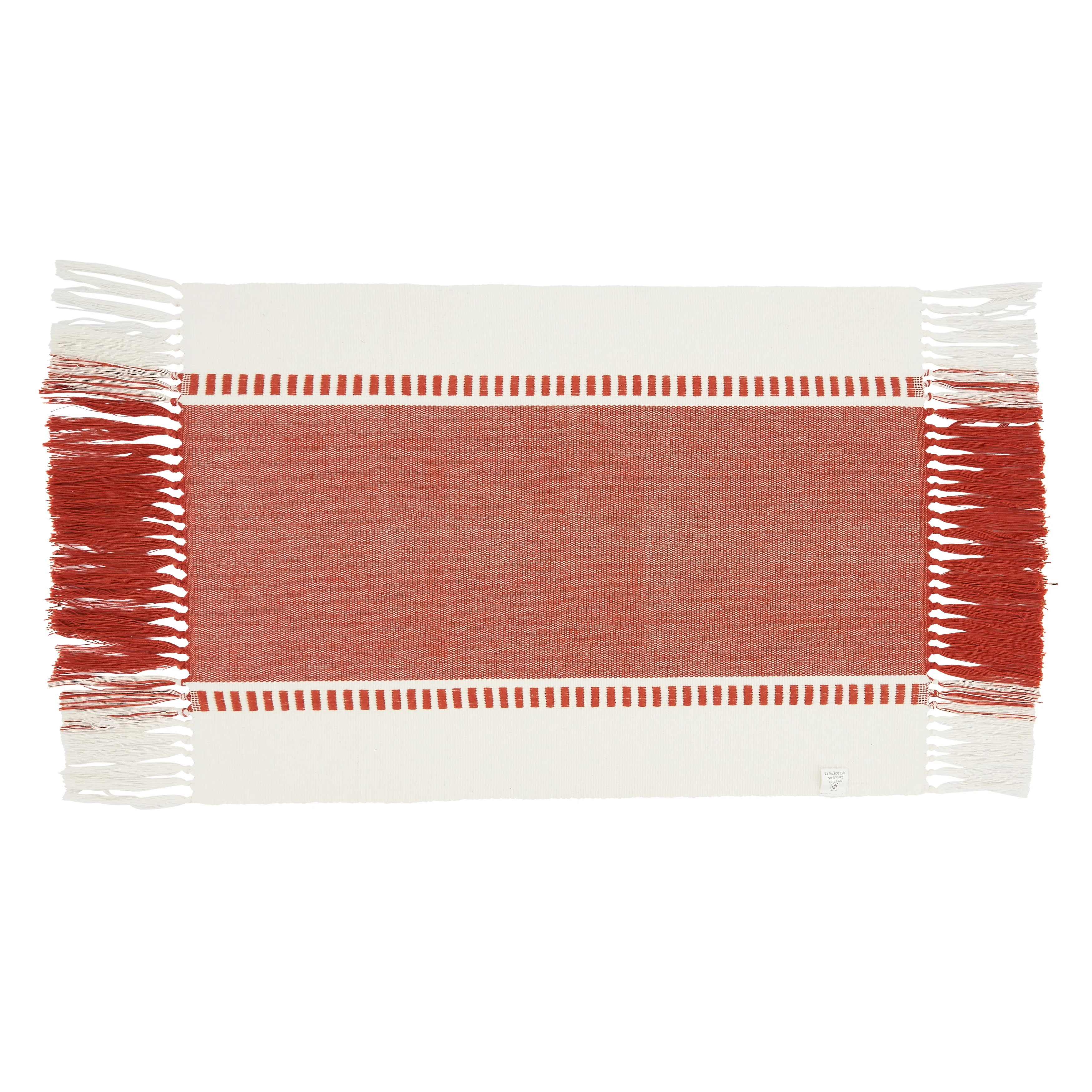 Tassel Trimmed Stripe Placemat, Set of 4 - Image 3