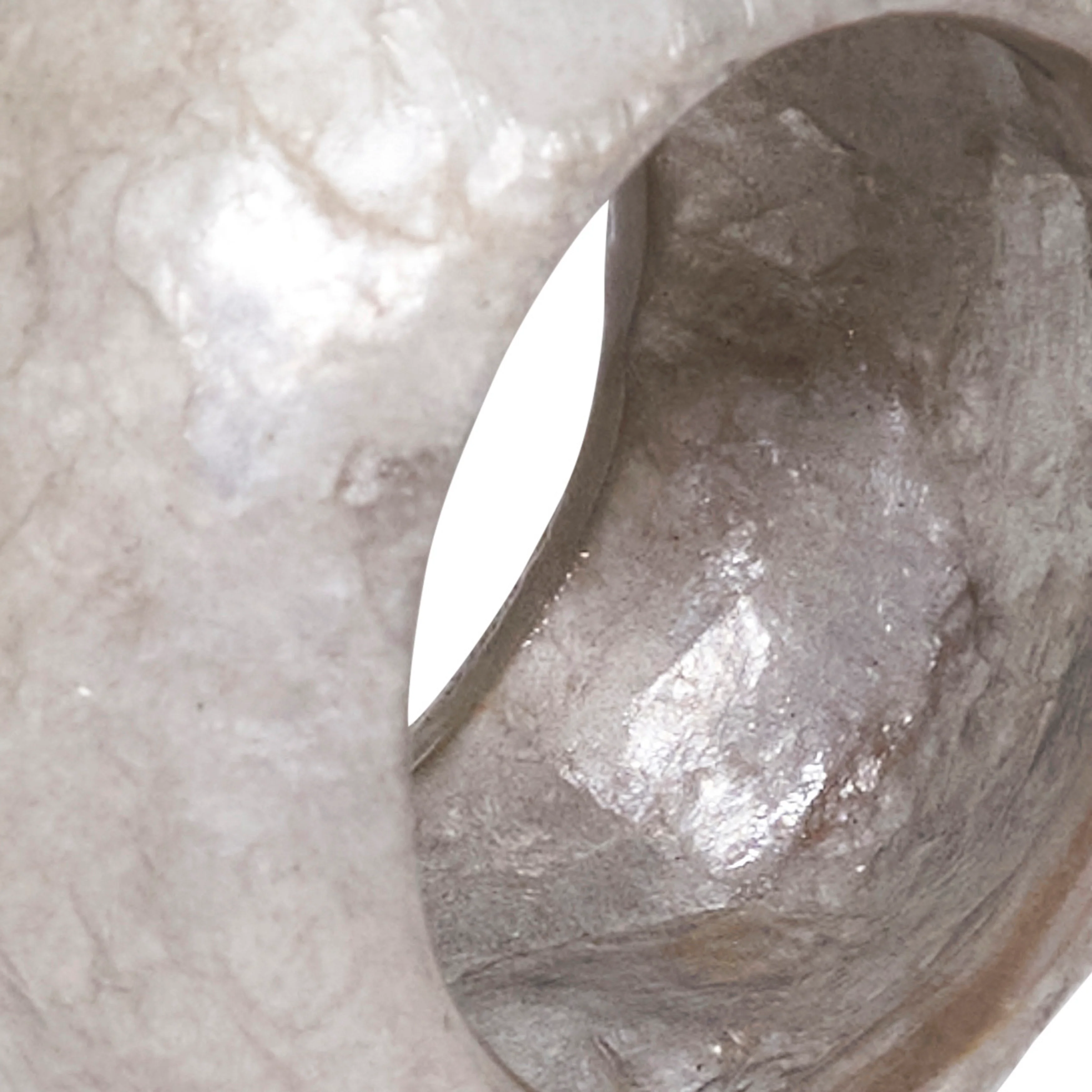 Textured Capiz Napkin Ring, Set of 4 - Image 15