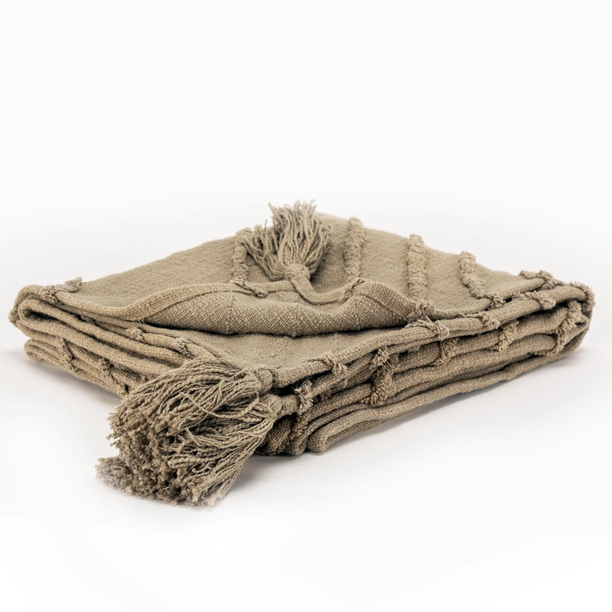 Geometric 100% Woven Textured Cotton Throw - Image 32