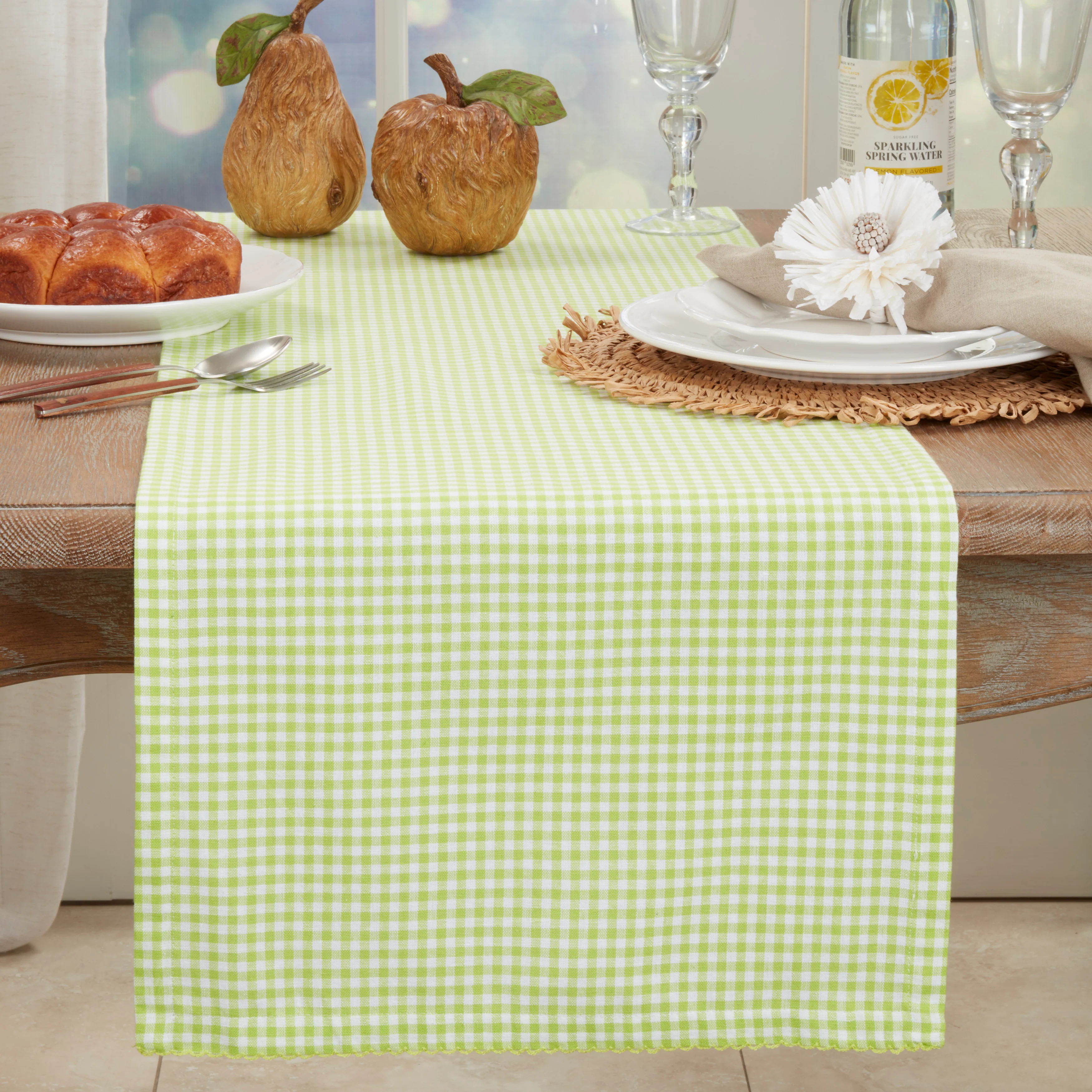Traditional Gingham Table Runner - Image 3