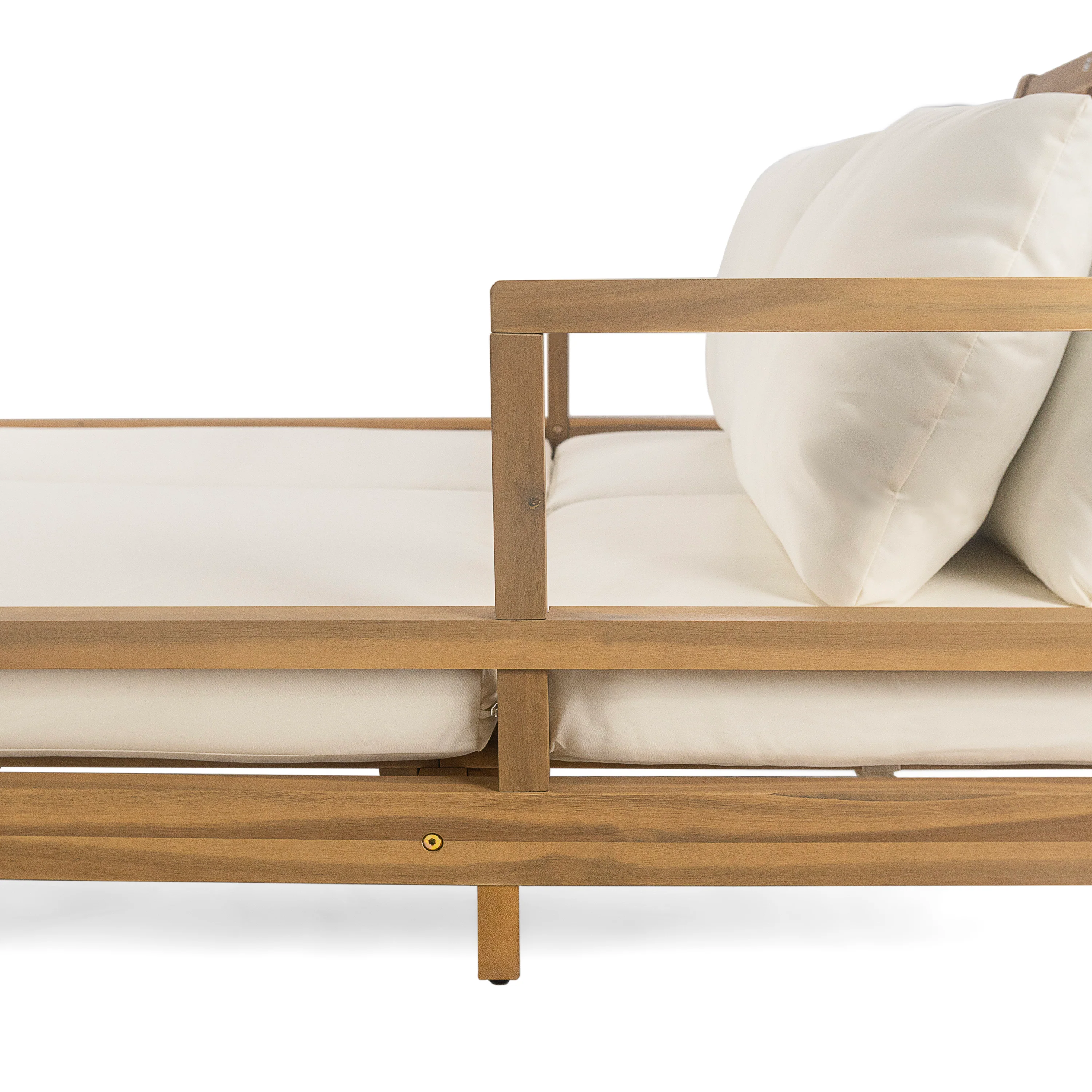 Outdoor Armrest Daybed with Cushions - Image 32