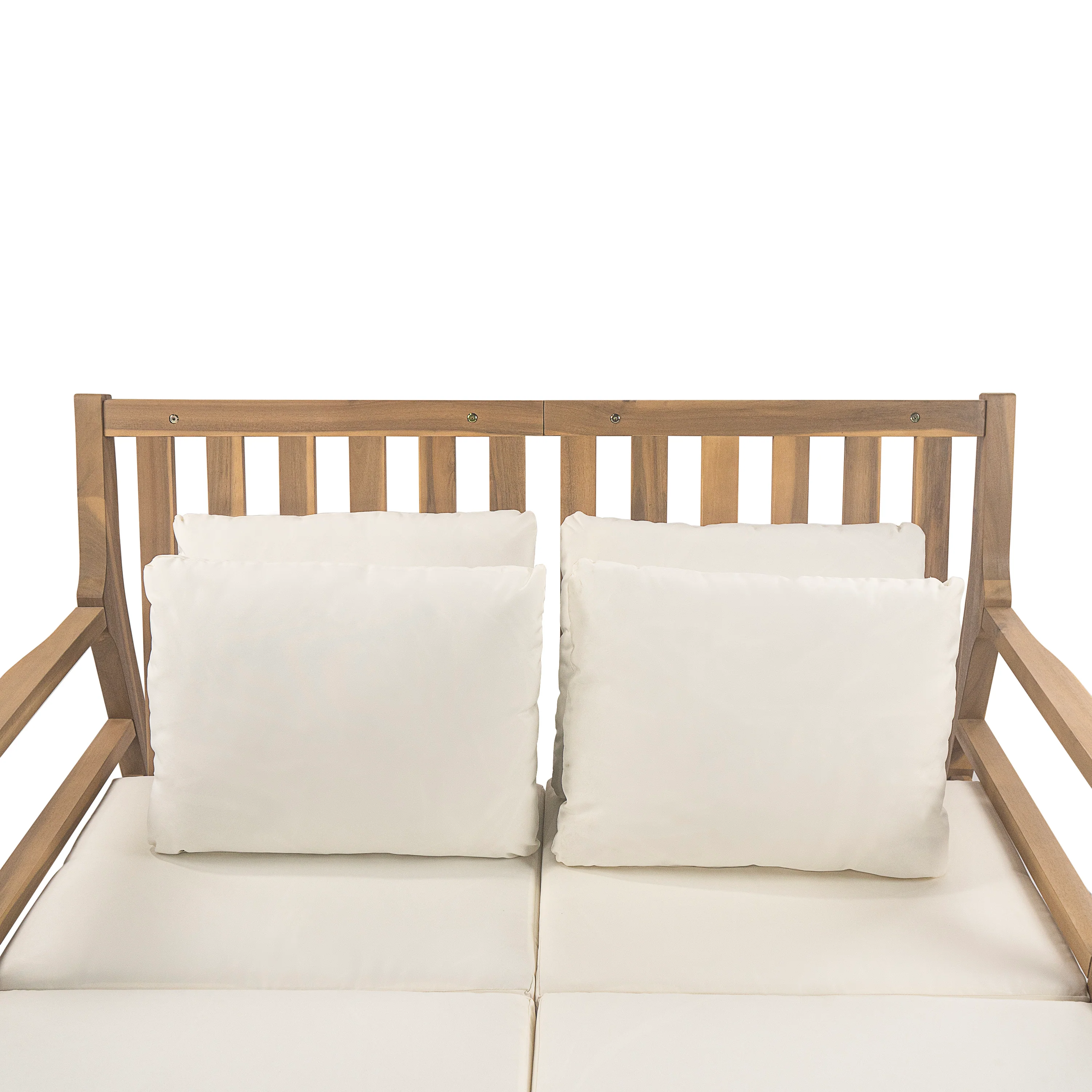Outdoor Armrest Daybed with Cushions - Image 34