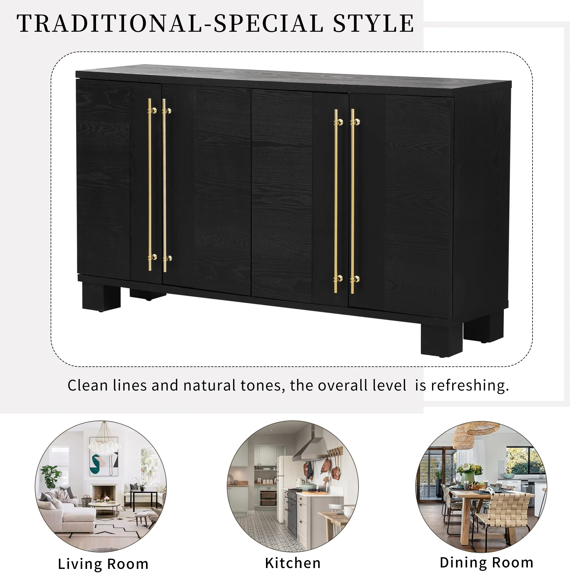 Sideboard Buffet Cabinet - Image 5