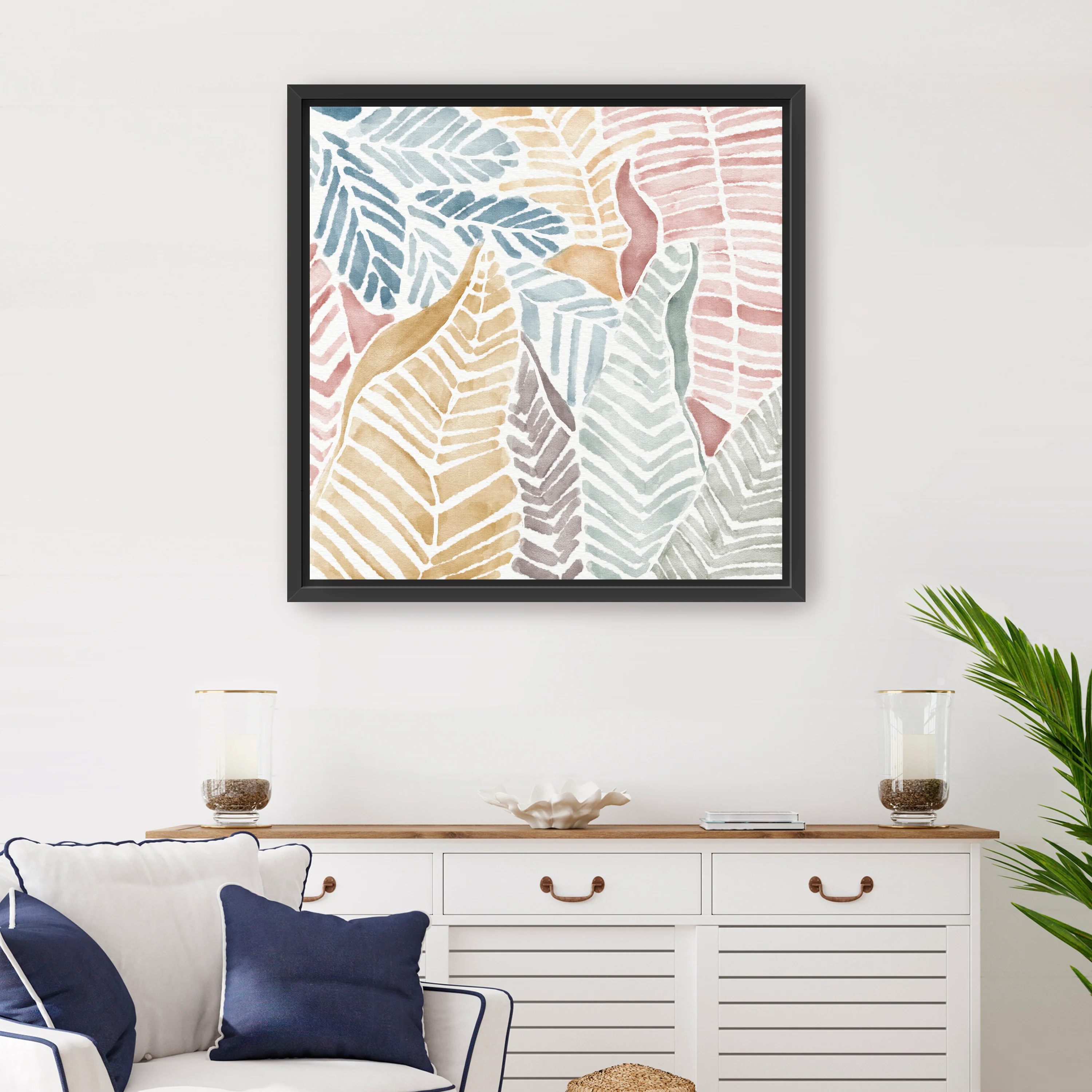 Tropical Garden Canvas Giclee - Image 3