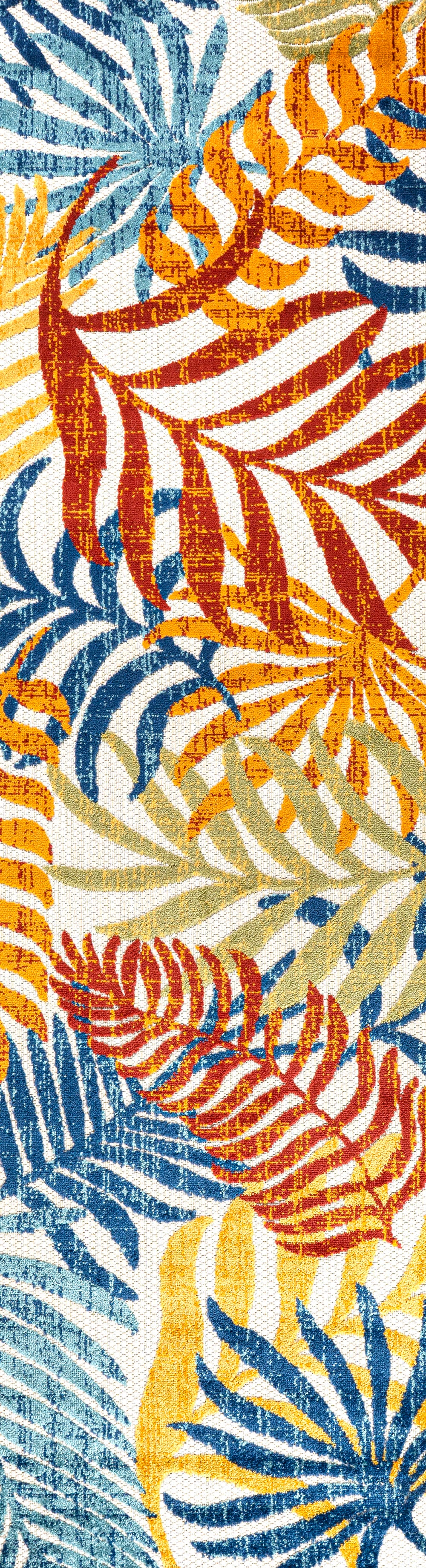 Tropics Palm Leaves Indoor/Outdoor Area Rug - Image 5