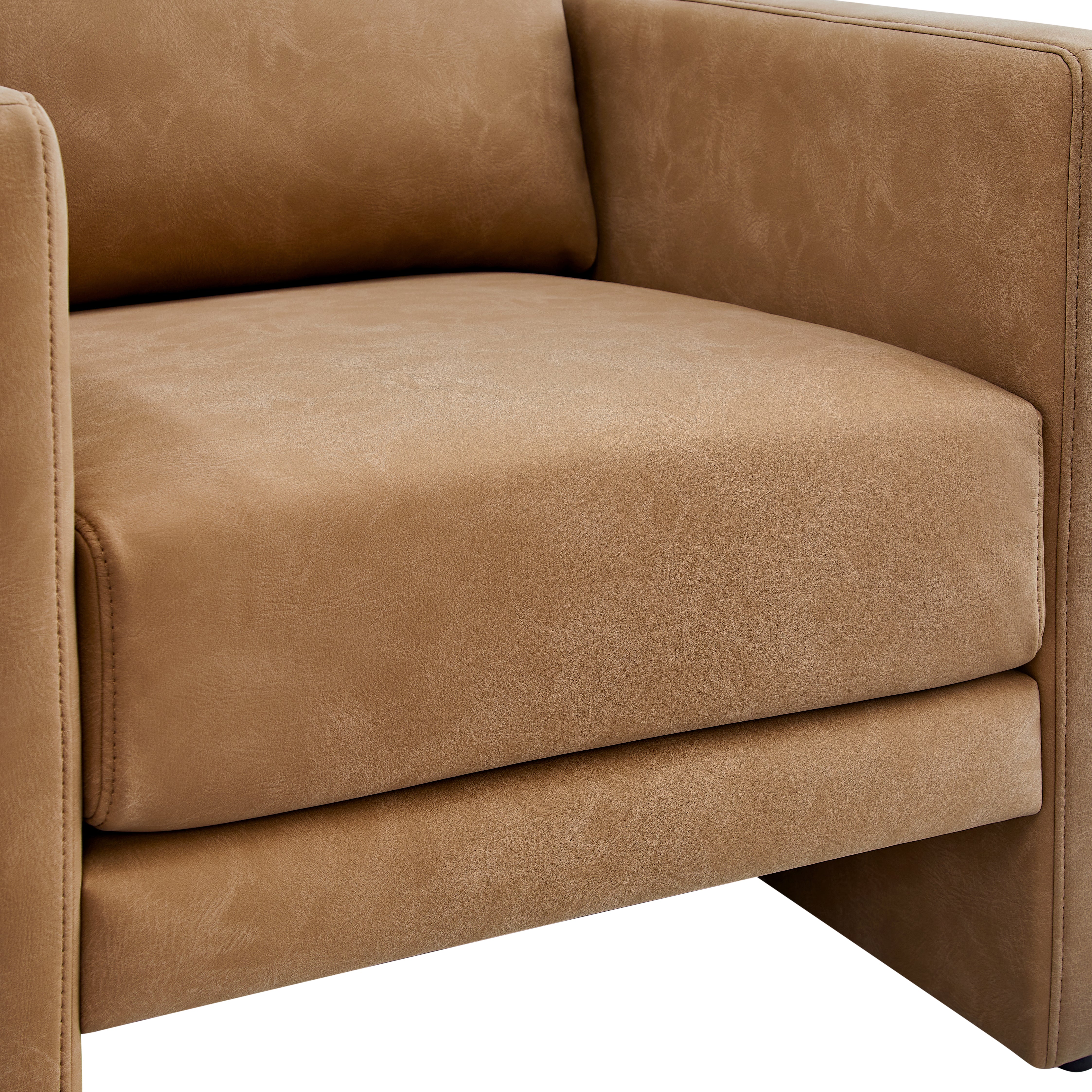 Tulo Faux Leather Arm Chair - Image 18
