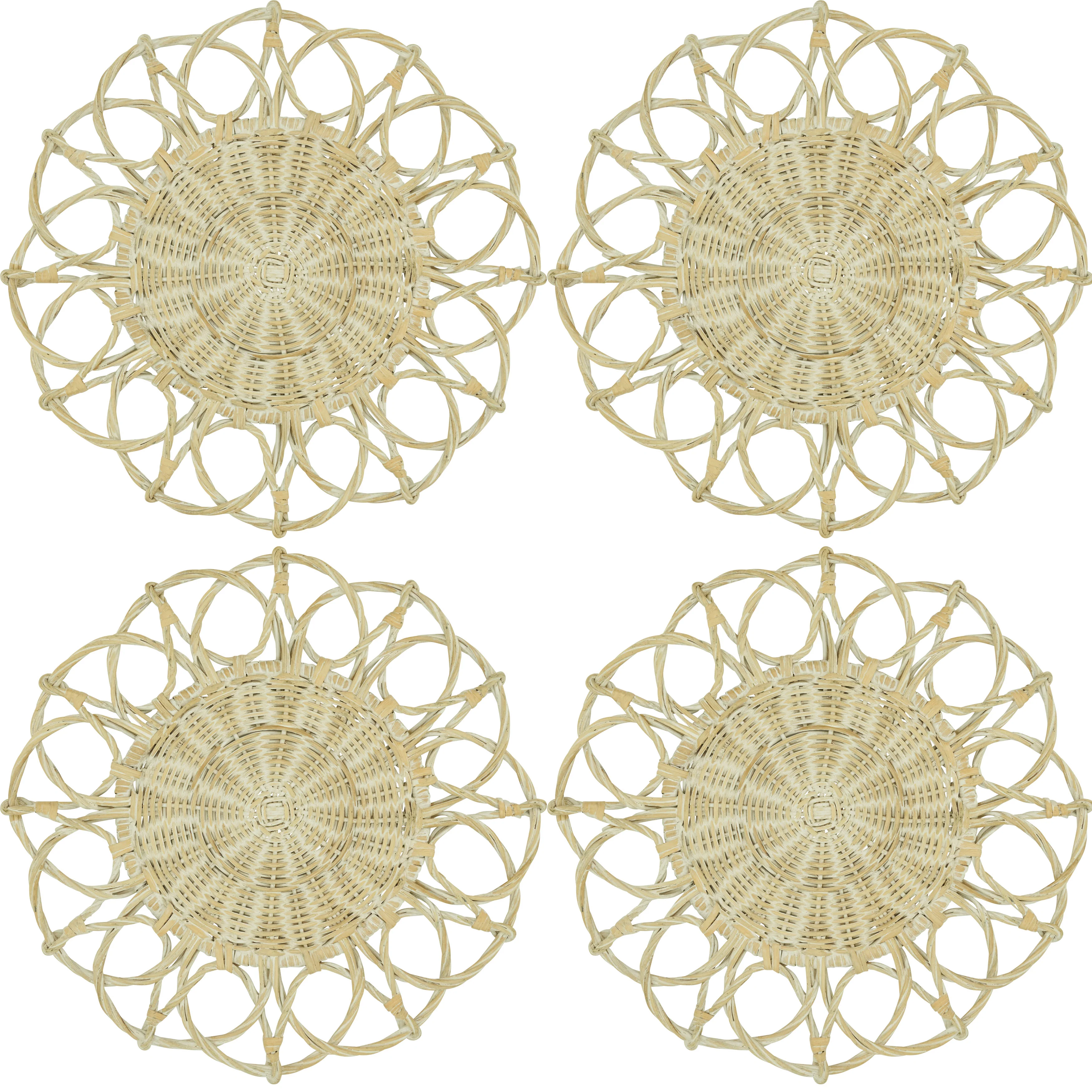 Twisted Rattan Table Placemat, Set of 4 - Image 16