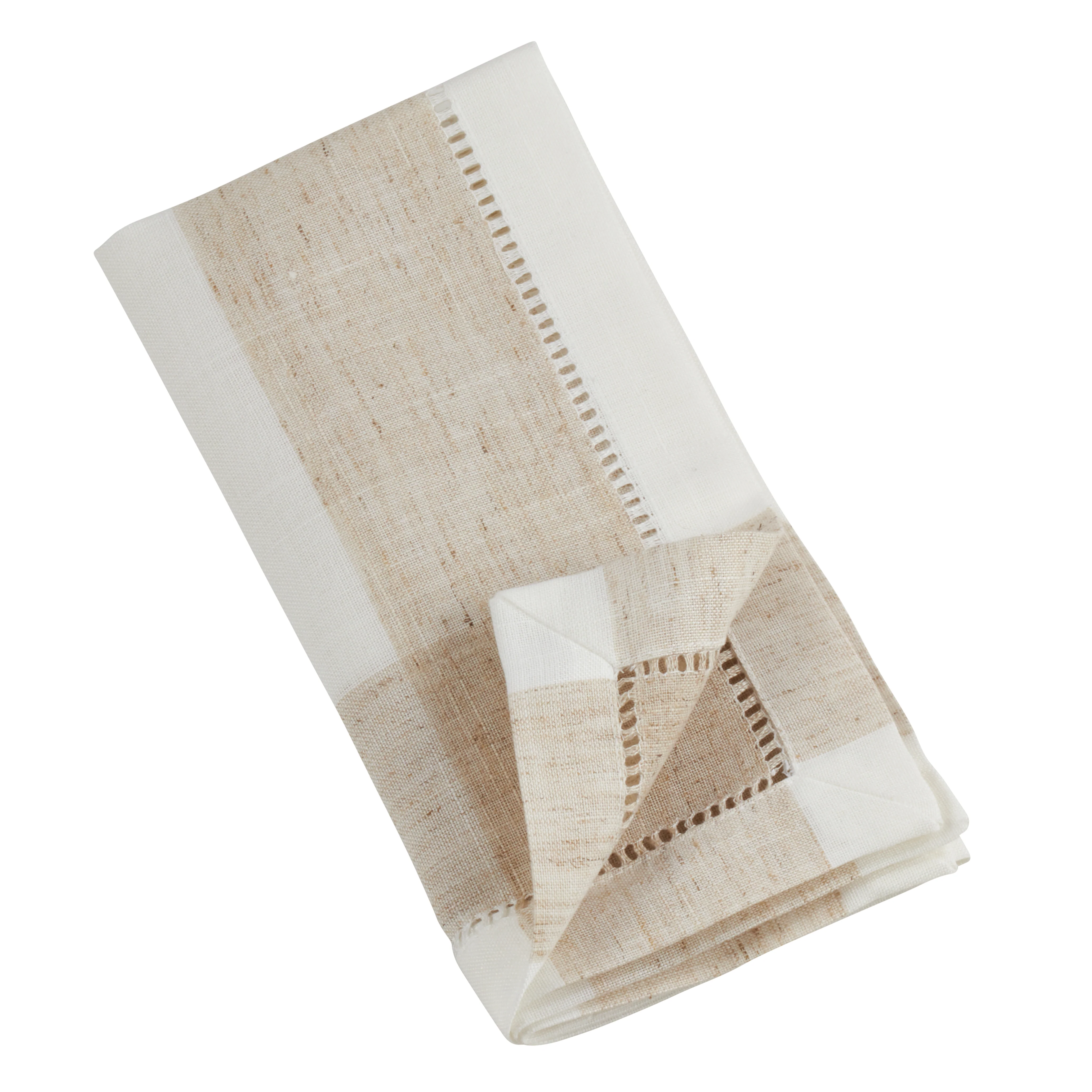Two-Tone Hemstitch Napkin, Set of 4 - Image 3