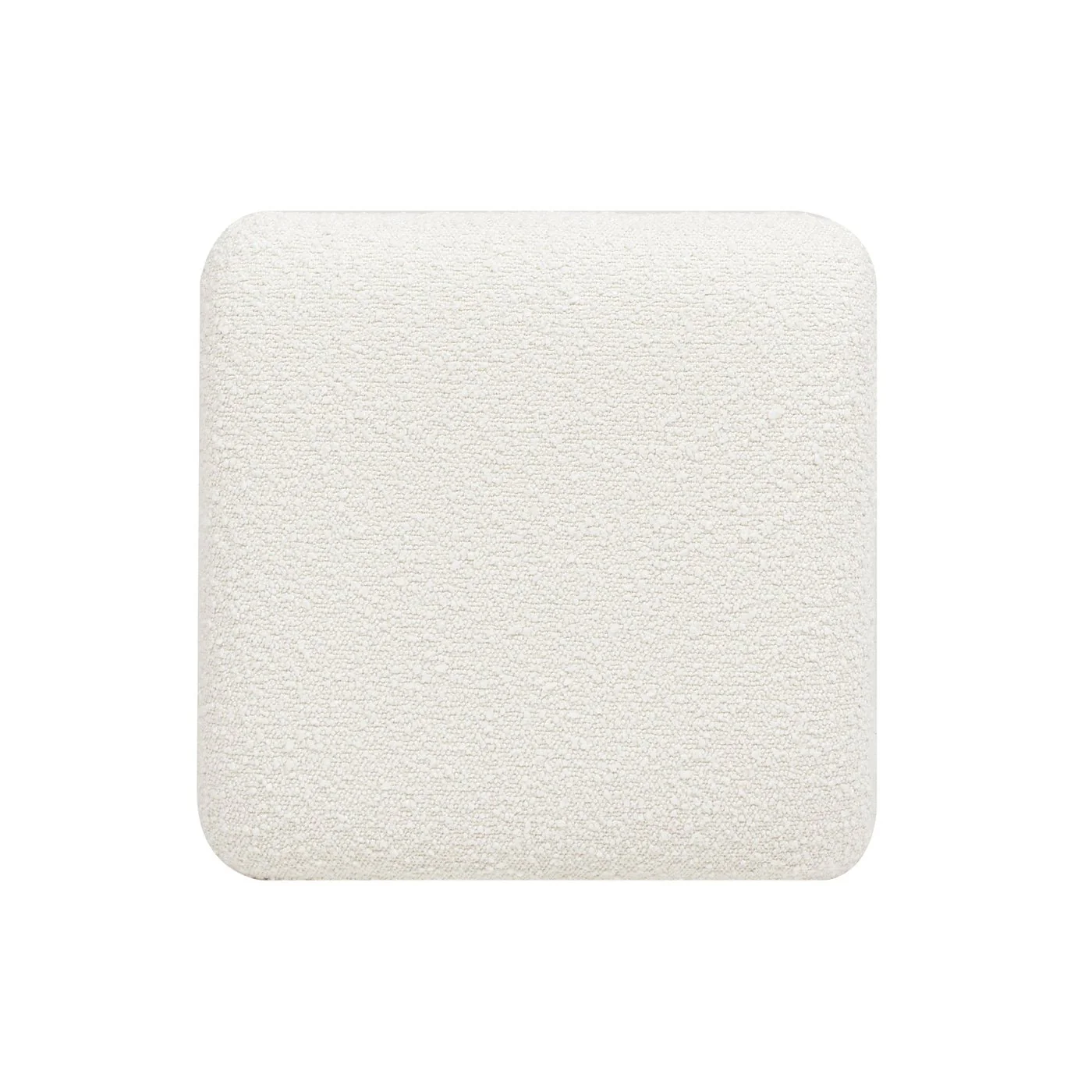 Upholstered Counter Stool with Resin Rattan Frame and Backless Design - Image 3