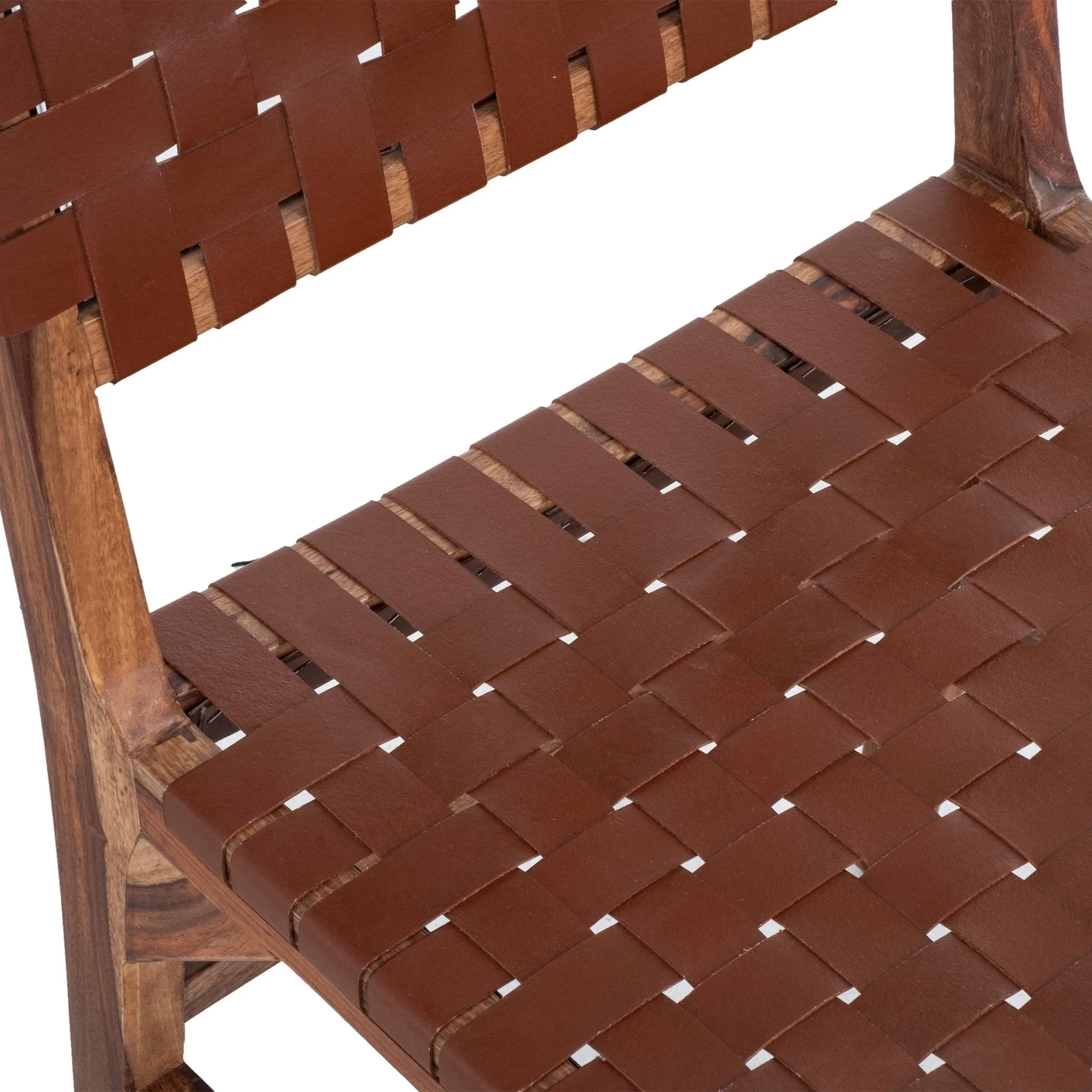 Upholstered Dining Chair with Open Back and Wood Frame, Set of 2 - Image 8