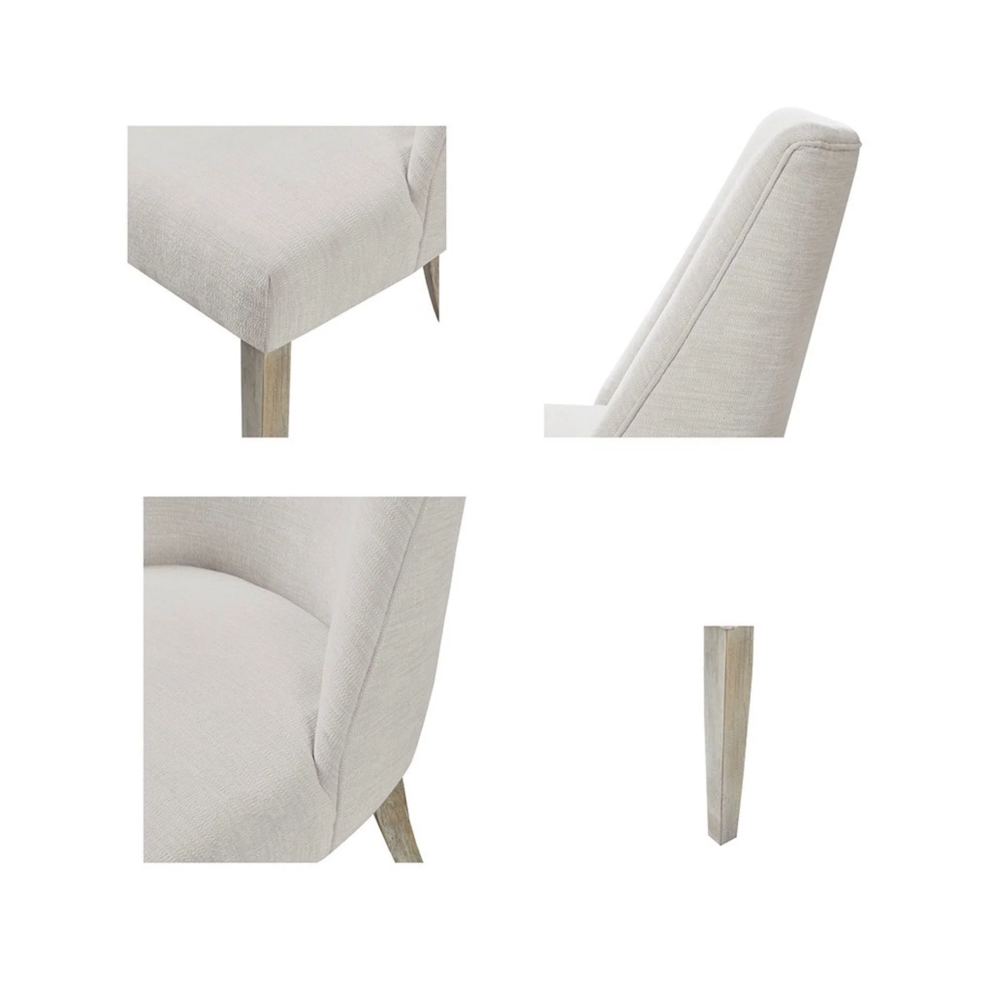 Upholstered High Back Dining Chair, Set of 2 - Image 7