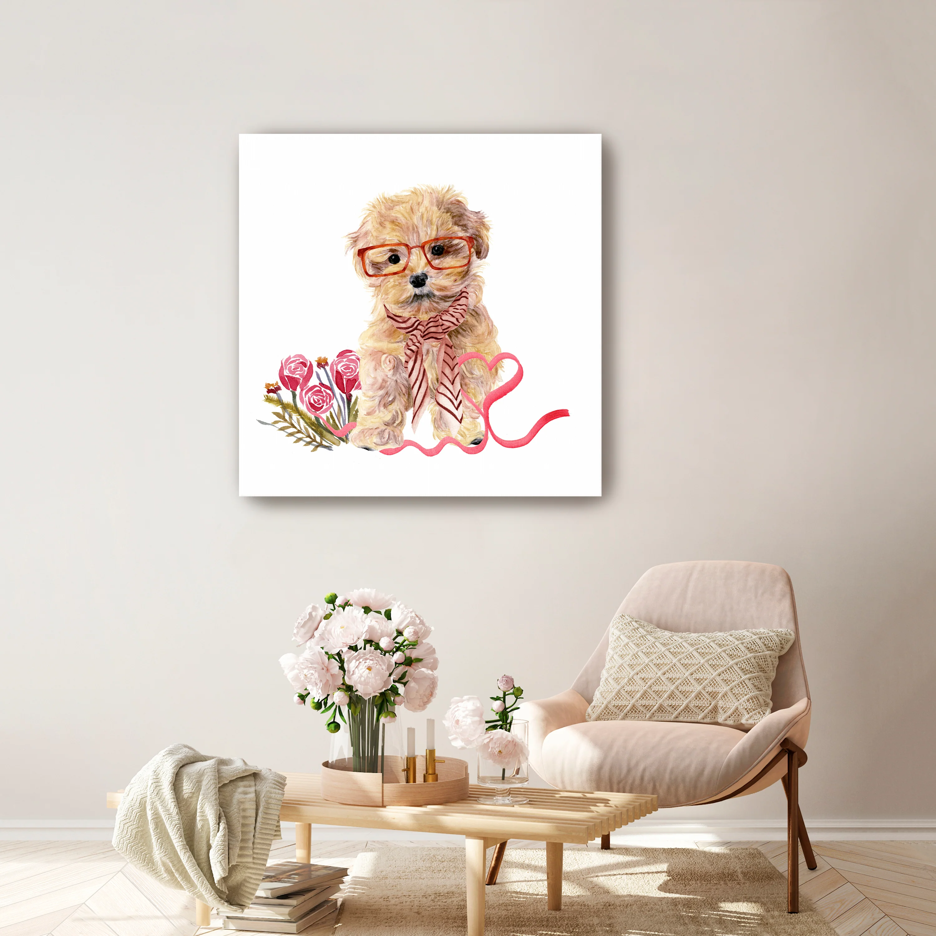 Valentine Puppy II Canvas Giclee - Image 11