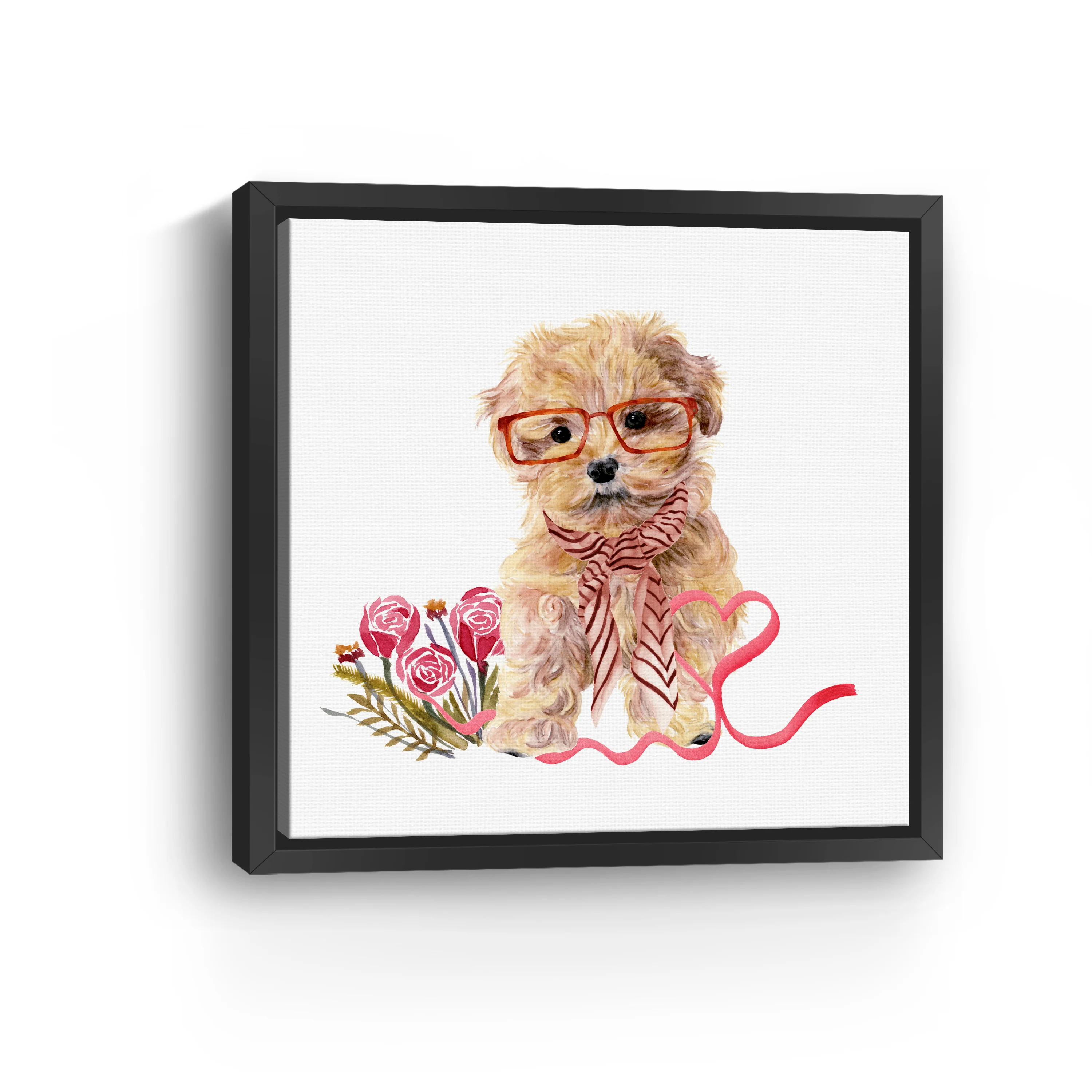 Valentine Puppy II Canvas Giclee - Image 6