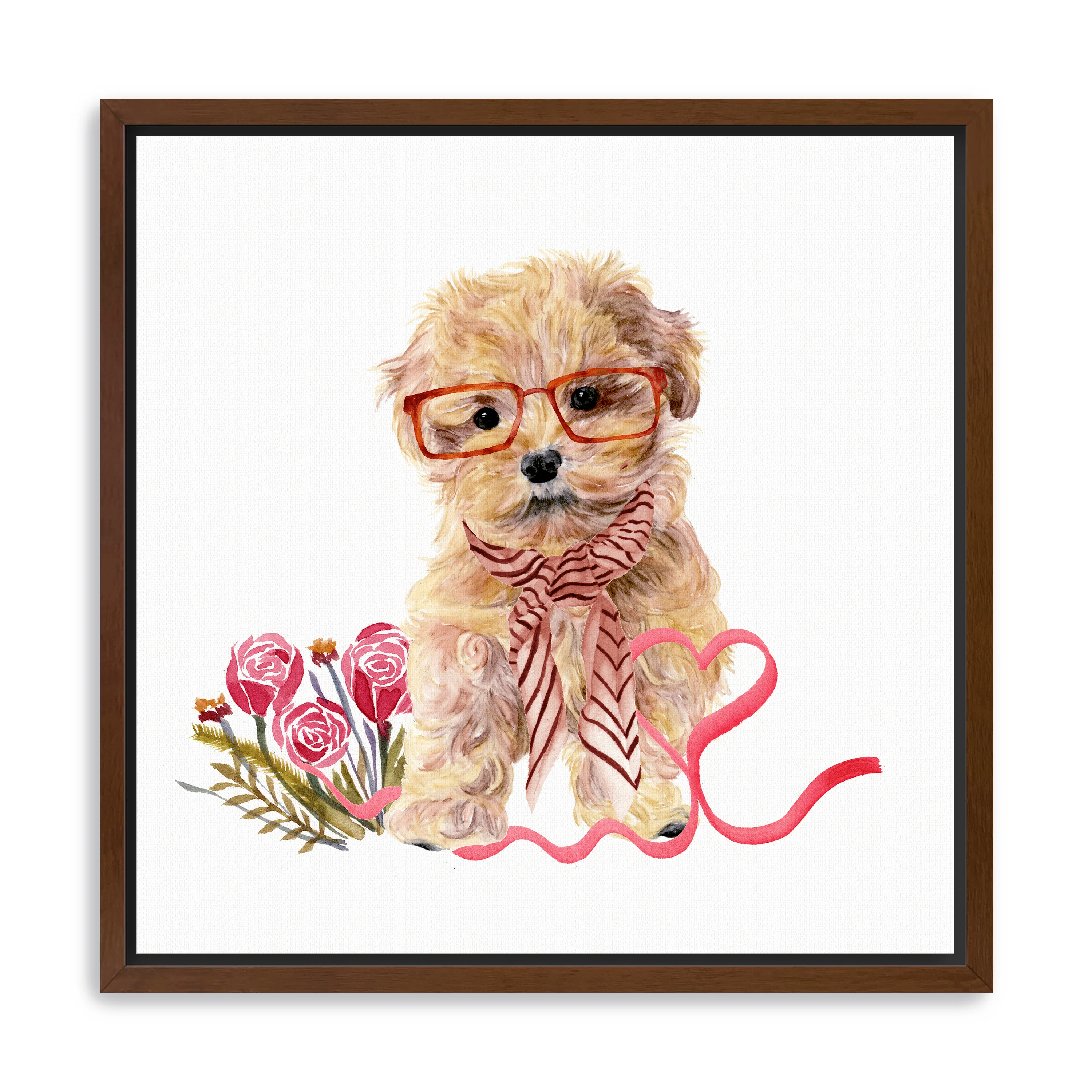 Valentine Puppy II Canvas Giclee - Image 7