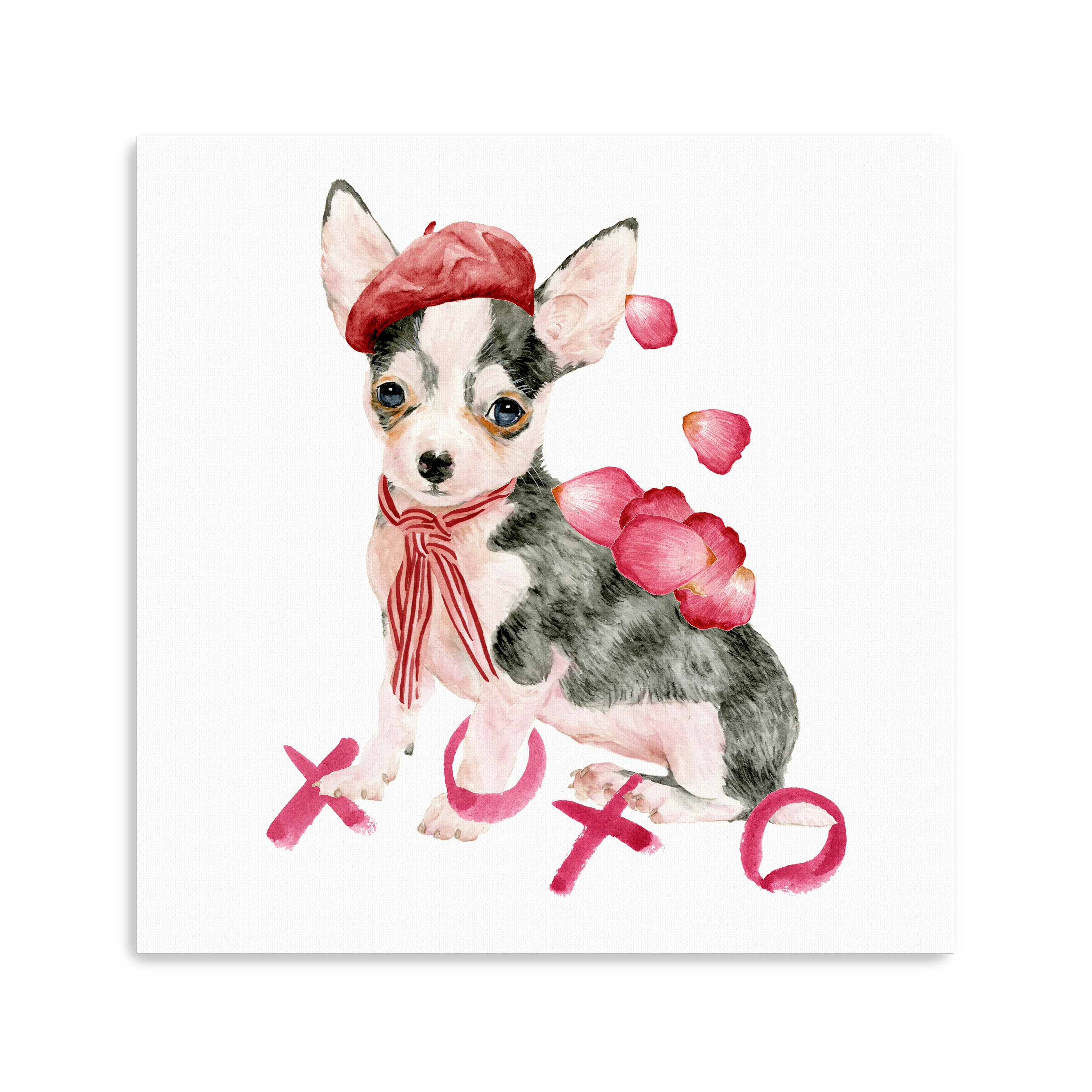 Valentine Puppy III Canvas Giclee - Image 10