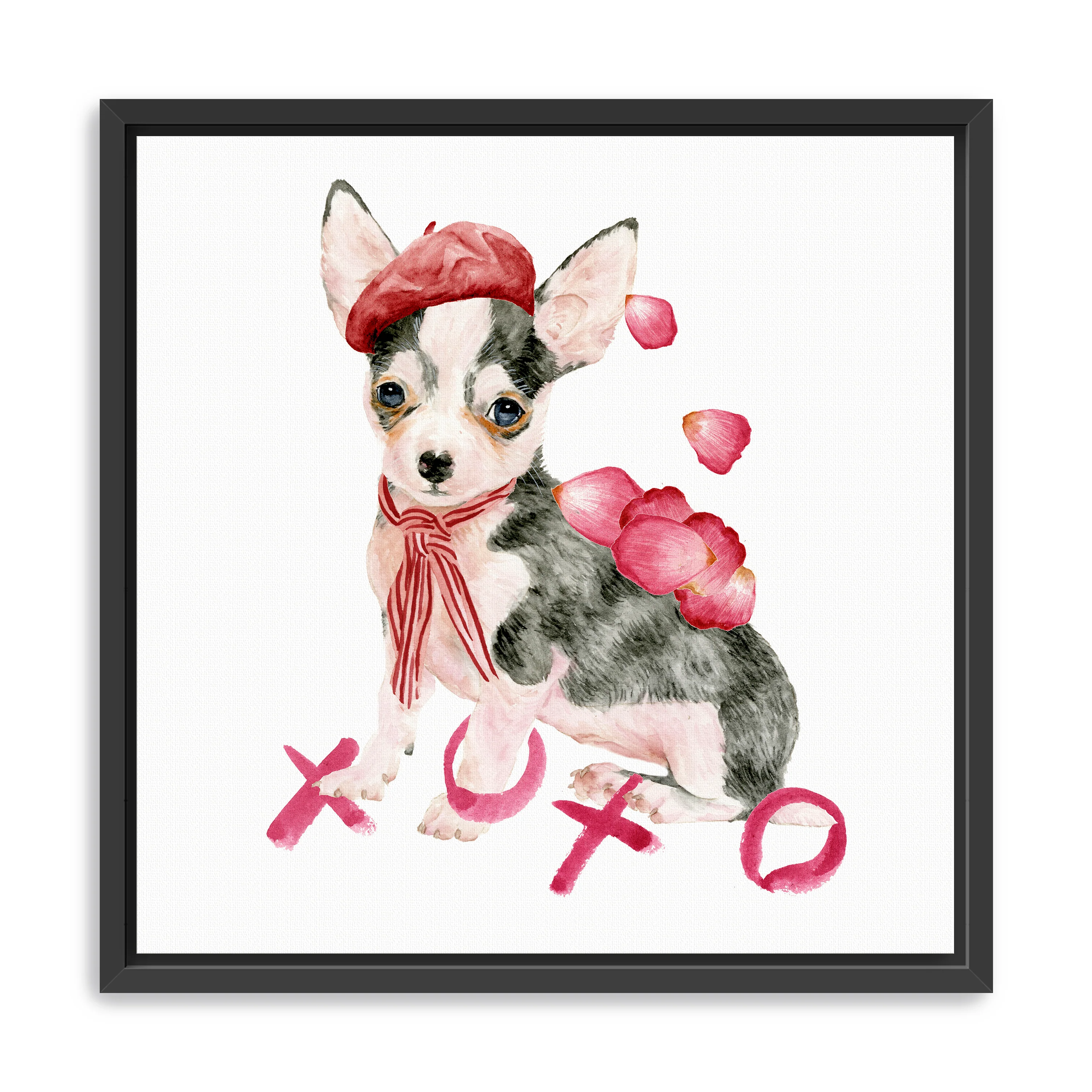 Valentine Puppy III Canvas Giclee - Image 4