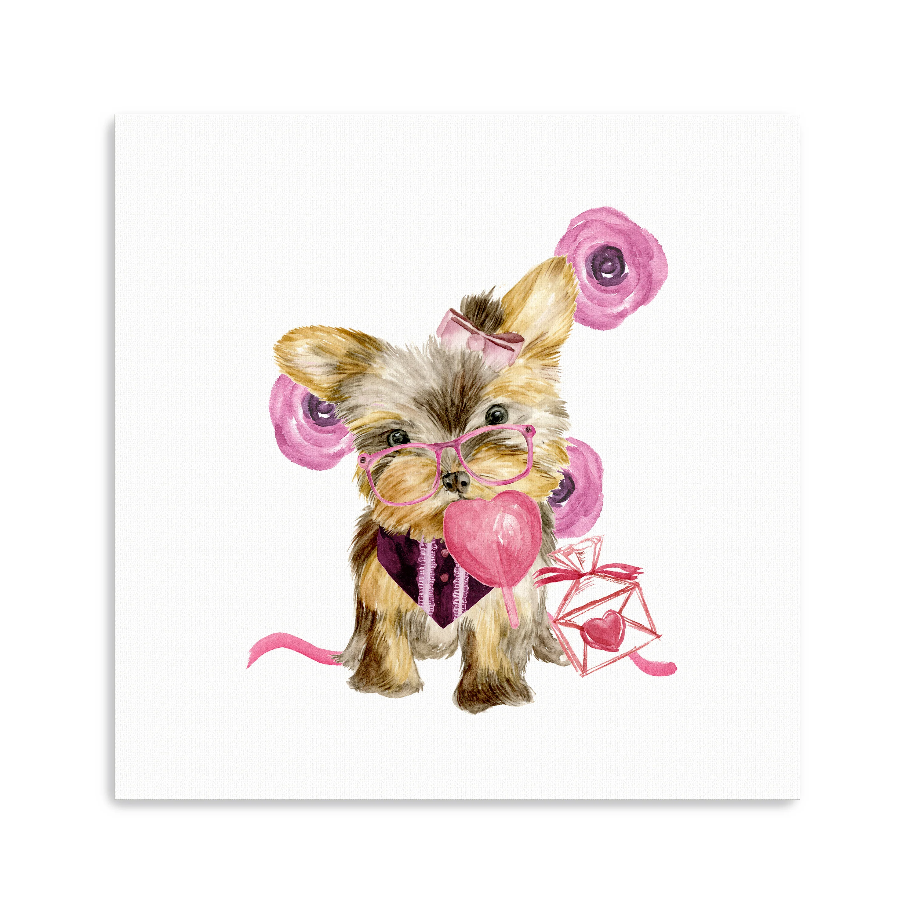 Valentine Puppy VI Canvas Giclee - Image 10