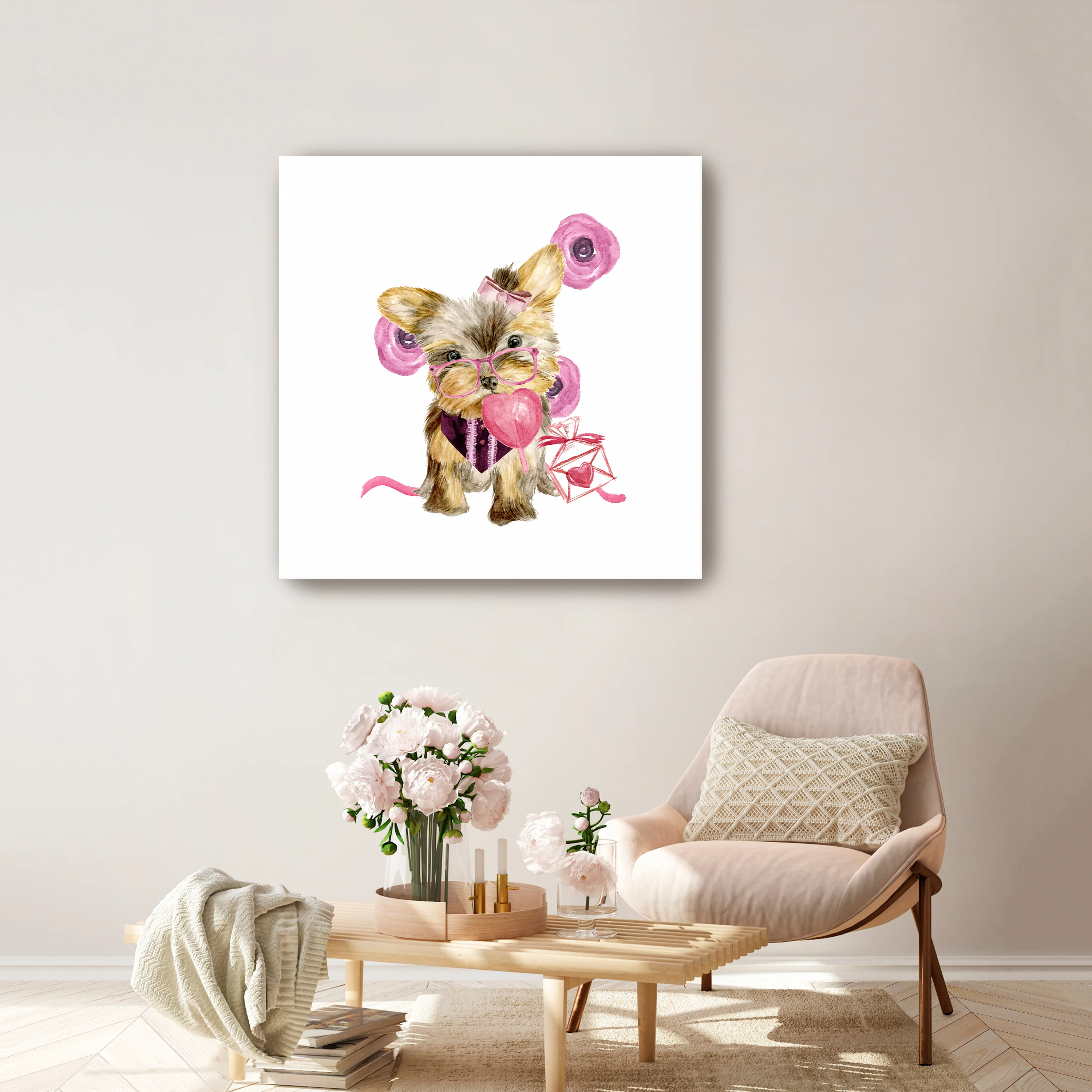 Valentine Puppy VI Canvas Giclee - Image 11