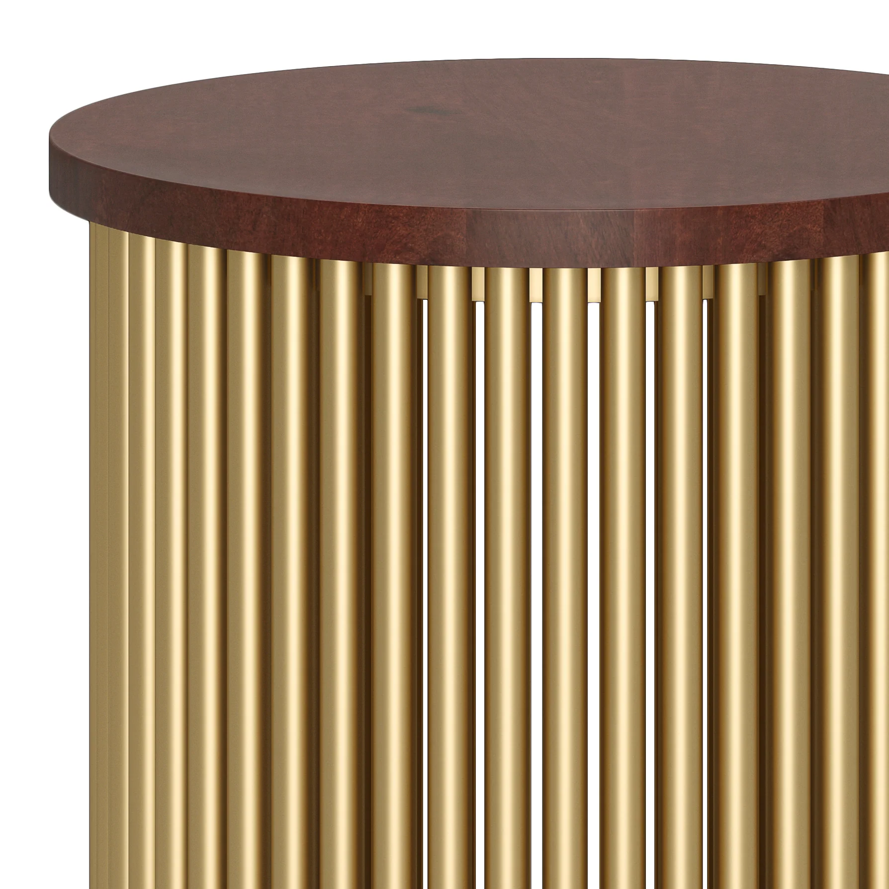 Valiant Cylinder-Shaped Accent Table with Pipe Design Base - Image 20