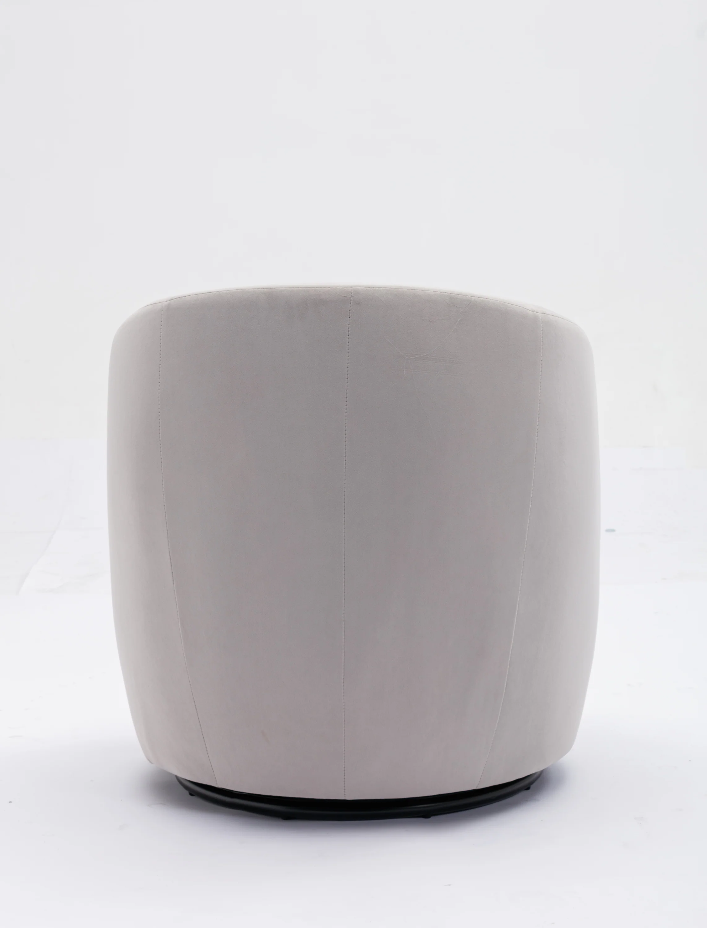 Swivel Barrel Accent Chair with Velvet Fabric - Image 13