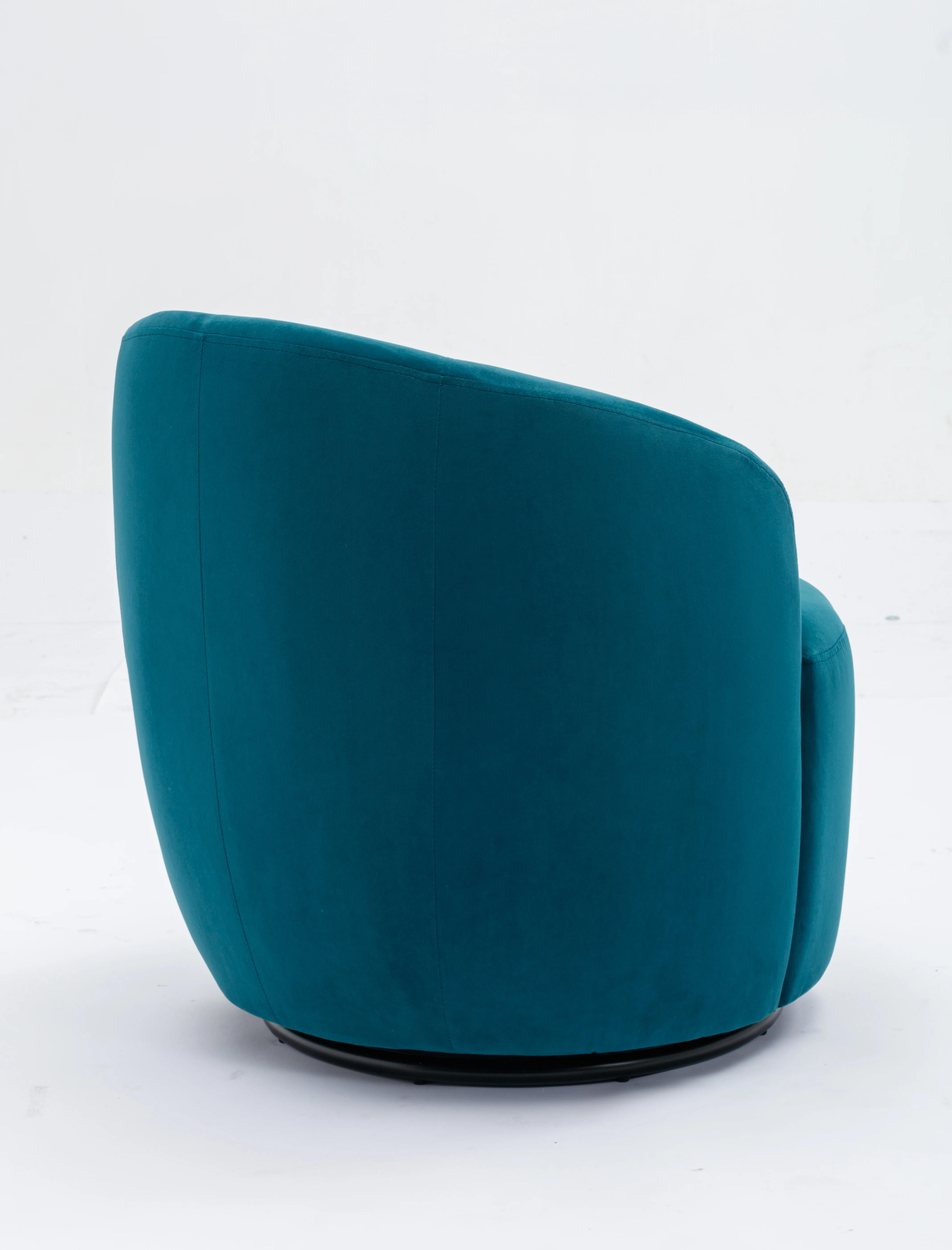 Swivel Barrel Accent Chair with Velvet Fabric - Image 68