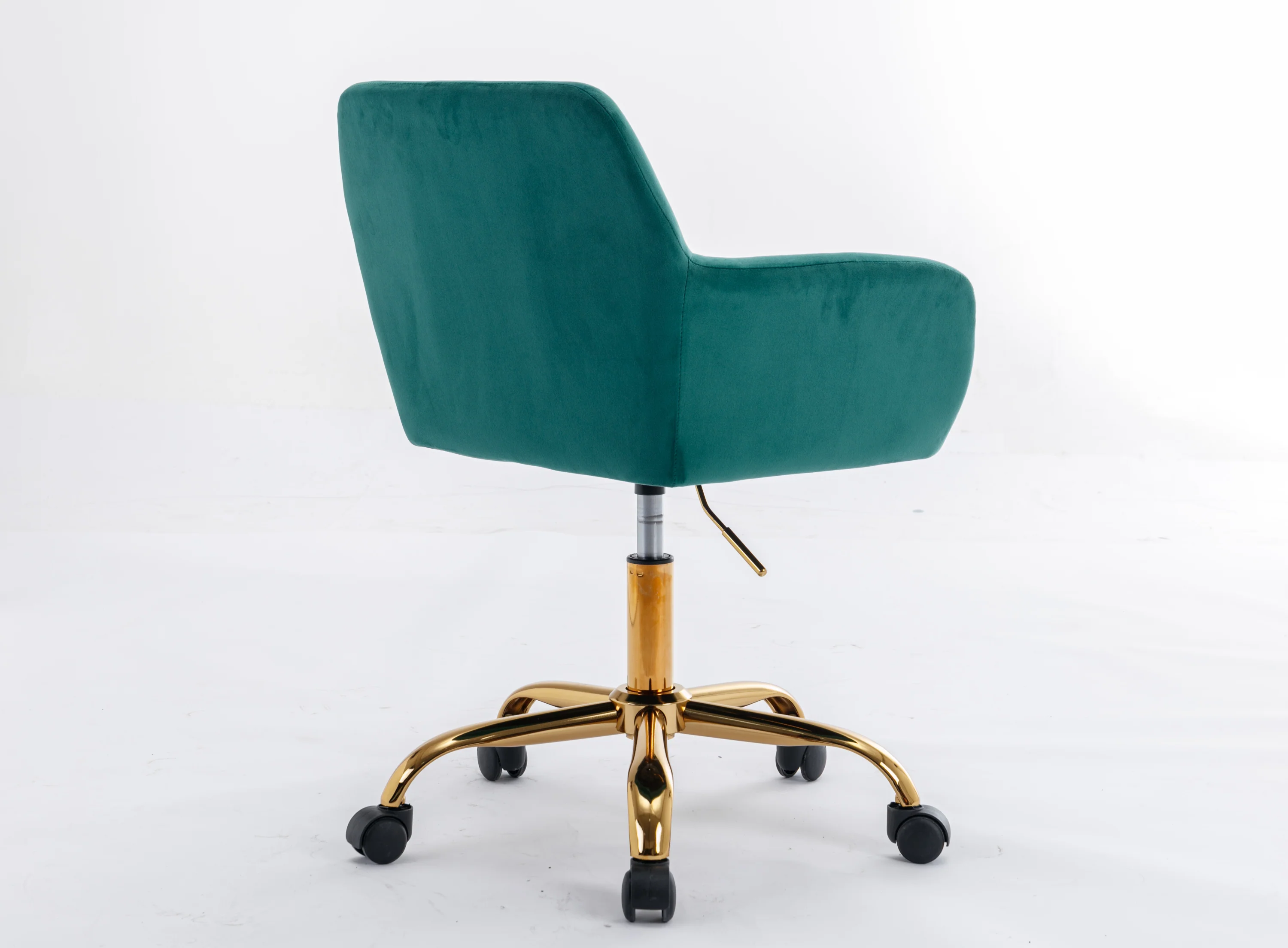Velvet Home Office Desk Chair with Adjustable Height - Image 4