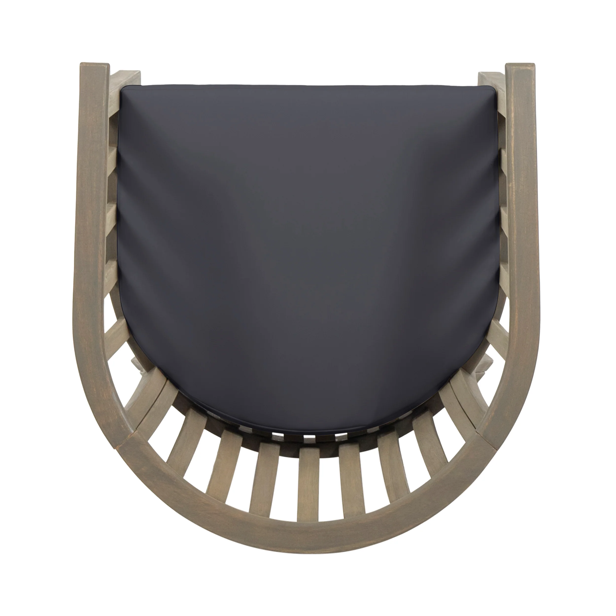 Venerable Outdoor Dining Chair with Slatted Back and Cushion Seat, Set of 2 - Image 7