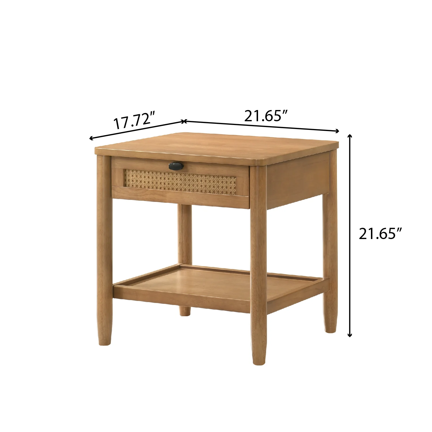 Vichy 4-Piece Rubberwood Queen Bedroom Set - Image 16