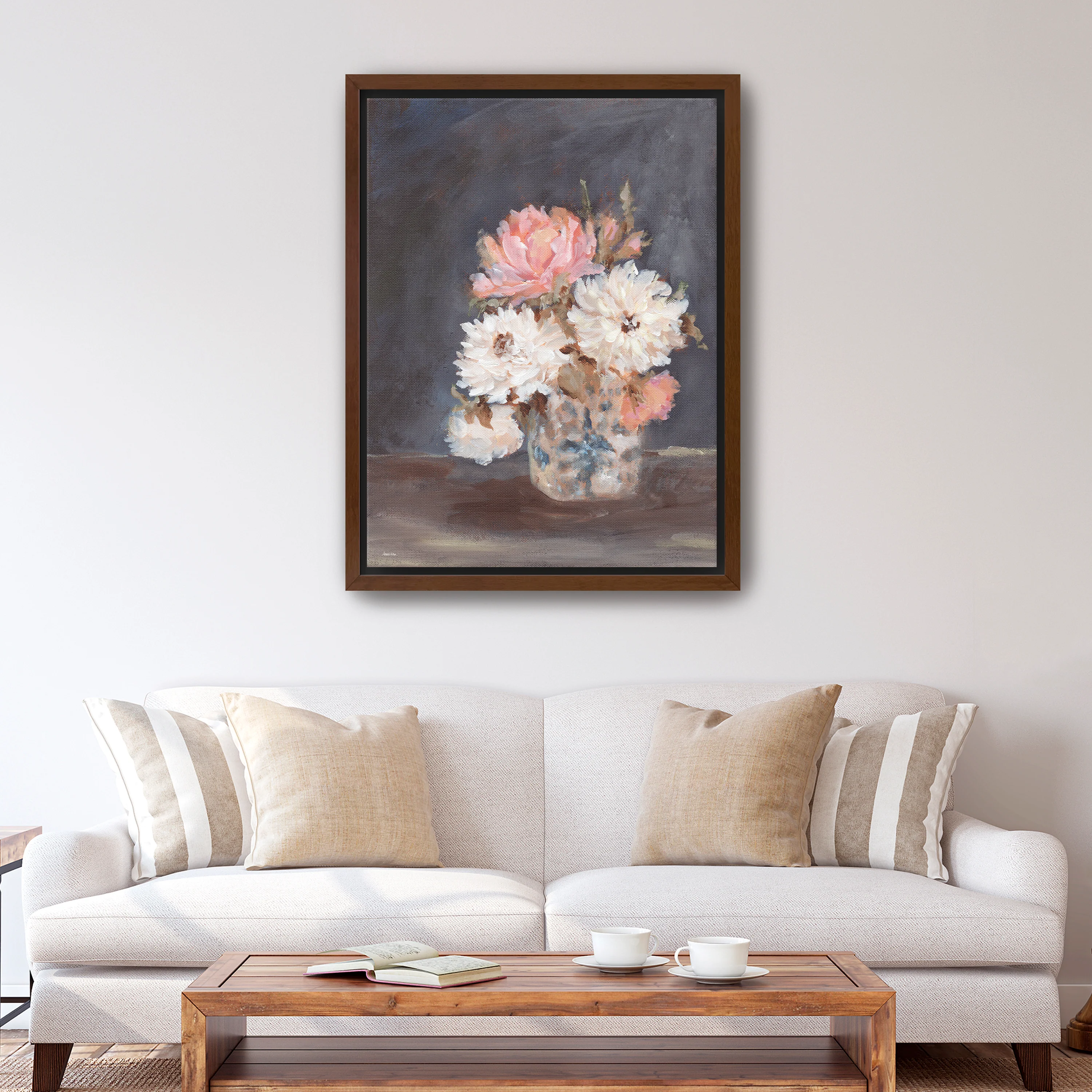 Vintage Vase Arrangement Canvas Giclee - Image 8