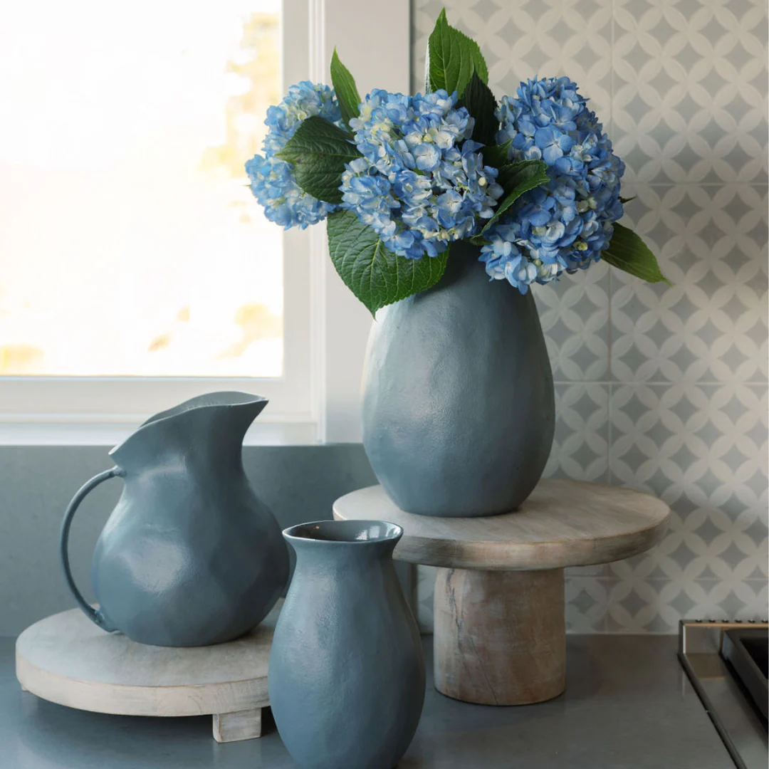 Aluminum Vase in Grey, 10.5 in - Image 14